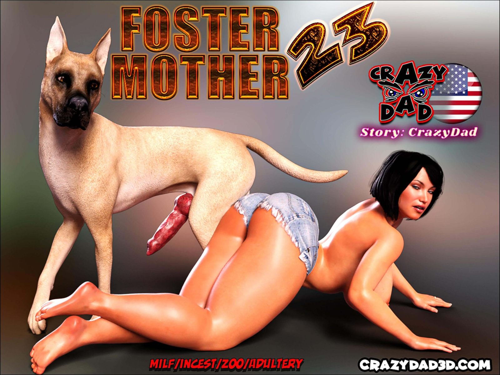 Comix Foster Mother 23 – CrazyDad3D