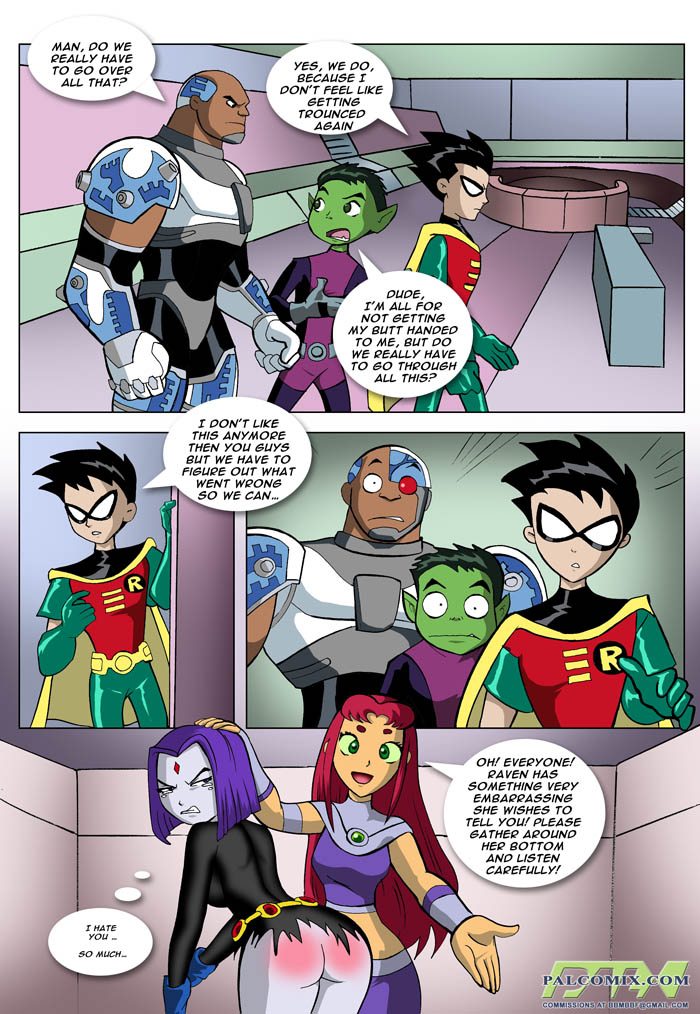 The Blame Game - Teen Titans by Palcomix - FreeAdultComix