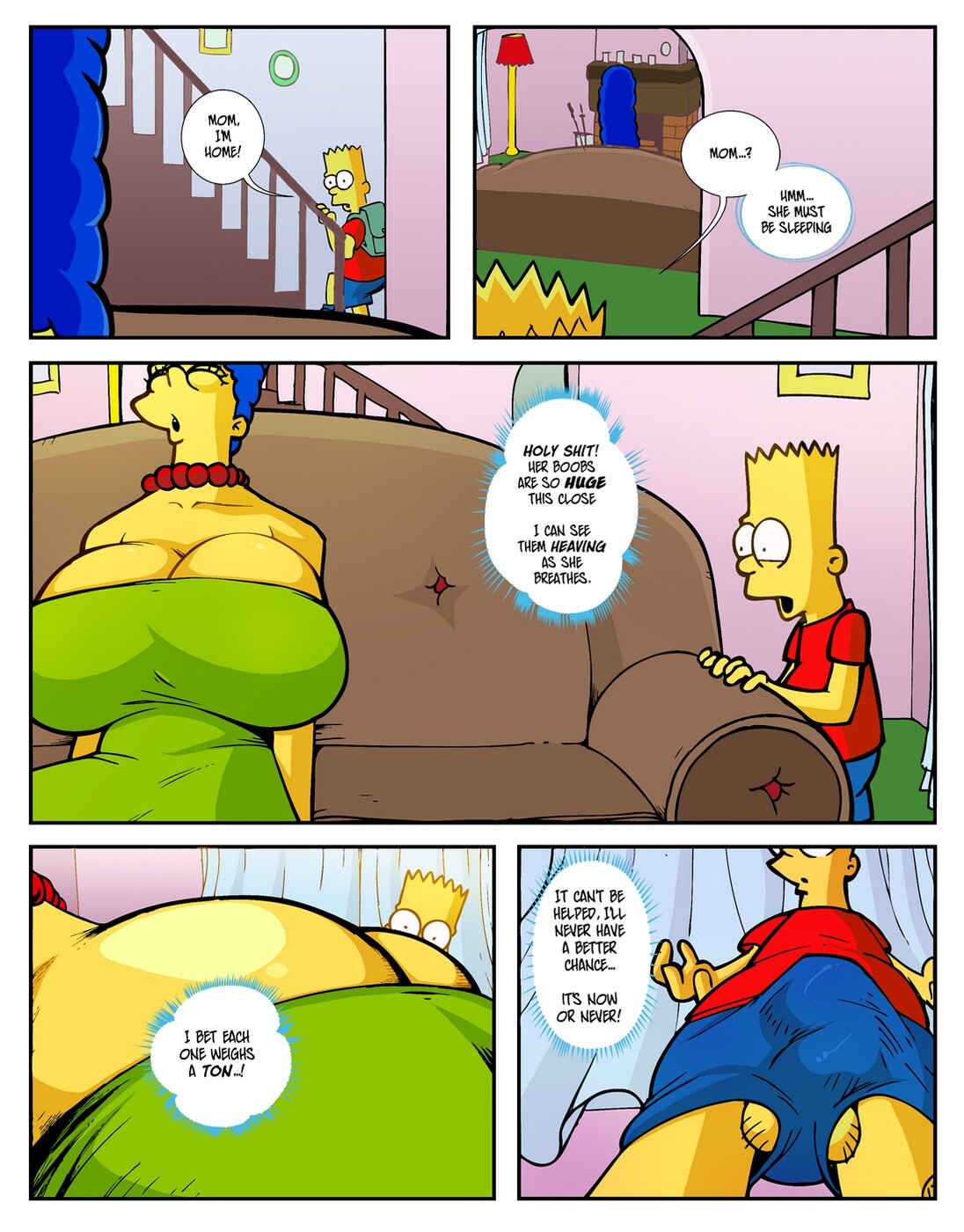 1096px x 1400px - SIMPSINCEST - THE RETURN OF LARGE MARGE - FreeAdultComix
