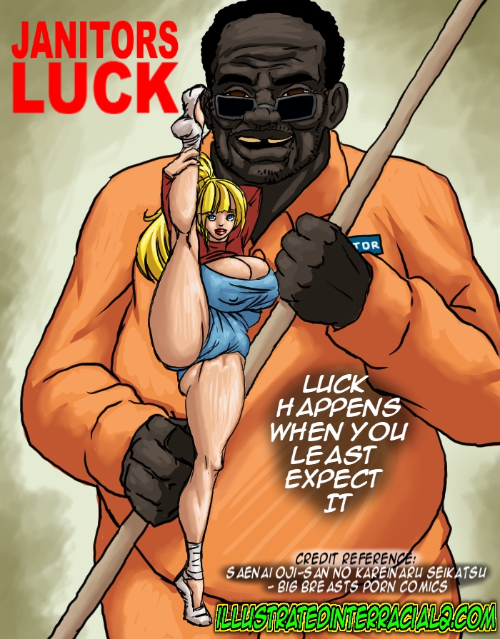 Big Tits Interracial Cartoon - Janitor's Luck by IllustratedInterracial - FreeAdultComix