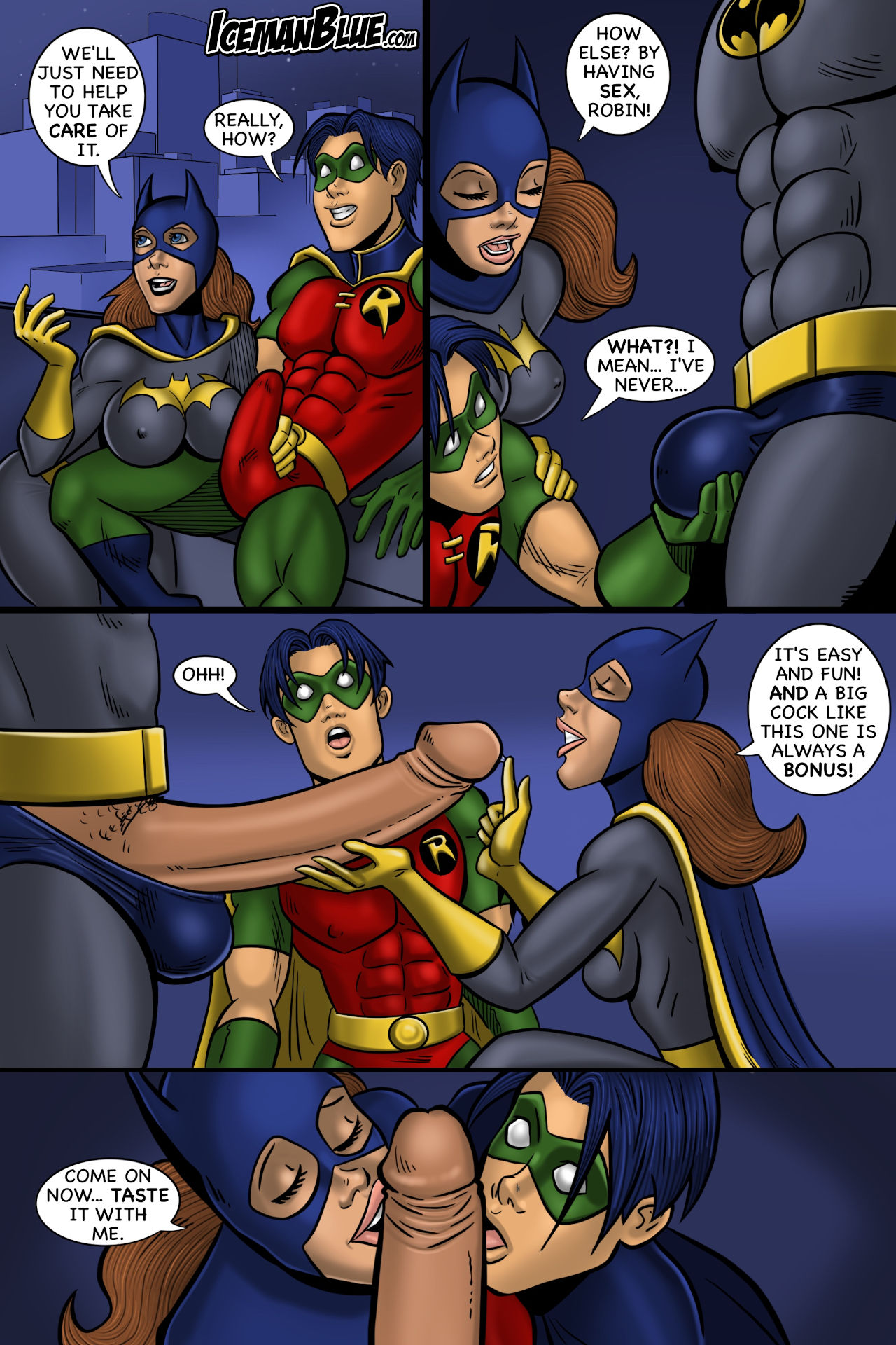 Batman Batgirl And Robin Porn - Batgirl by Iceman Blue - FreeAdultComix
