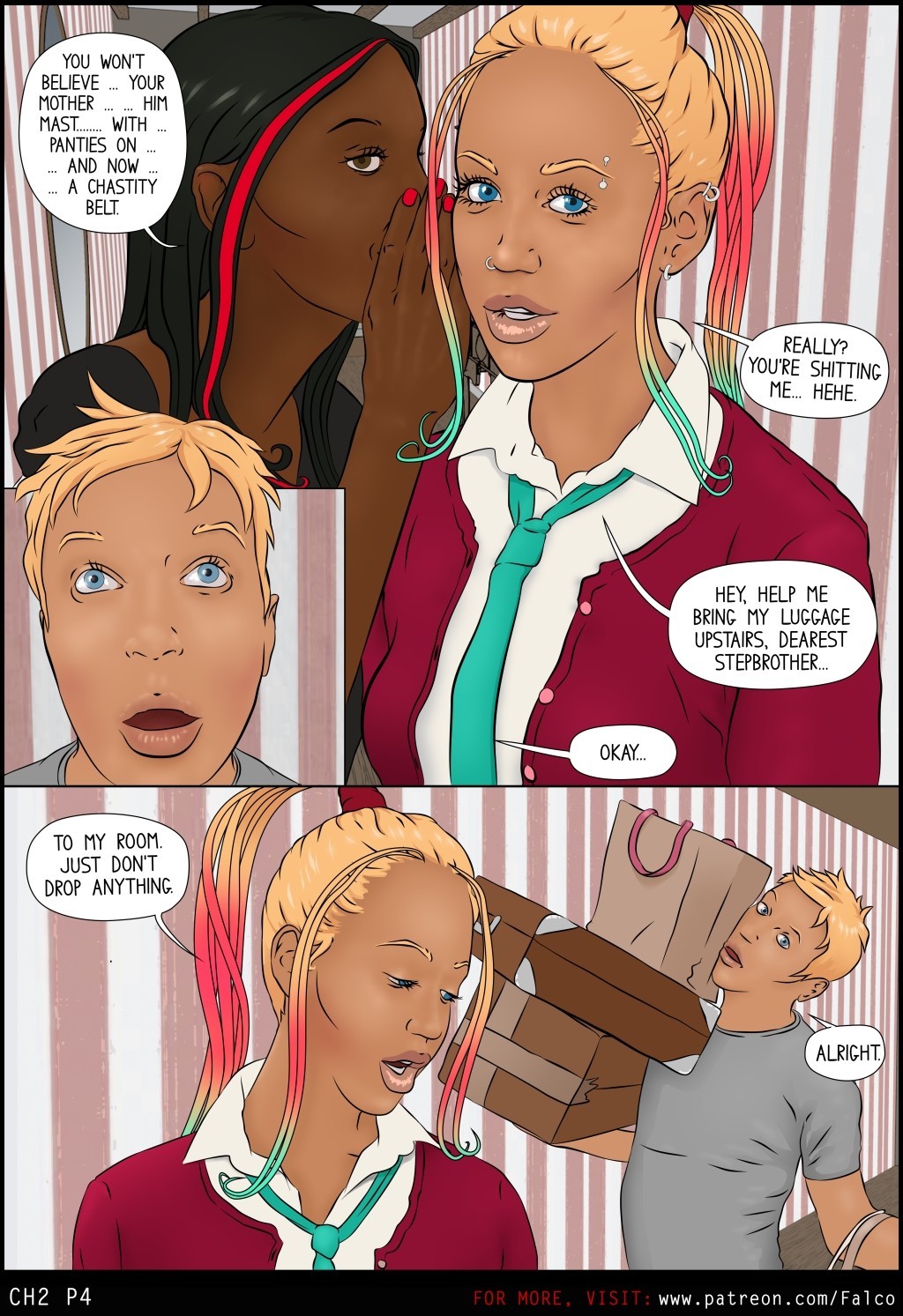 Alluring mistress in lingerie ready to dominate