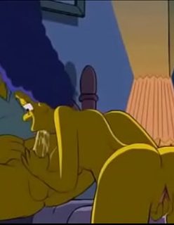 Marge sitting on Homer’s lap rolling free video