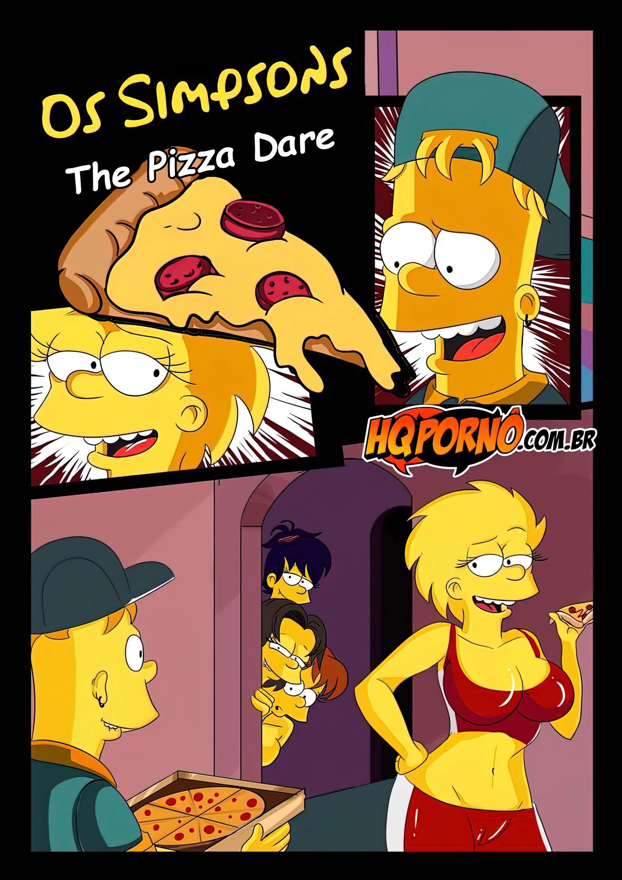 OS Simpsons - The Pizza Dare 2 by HQporno - FreeAdultComix