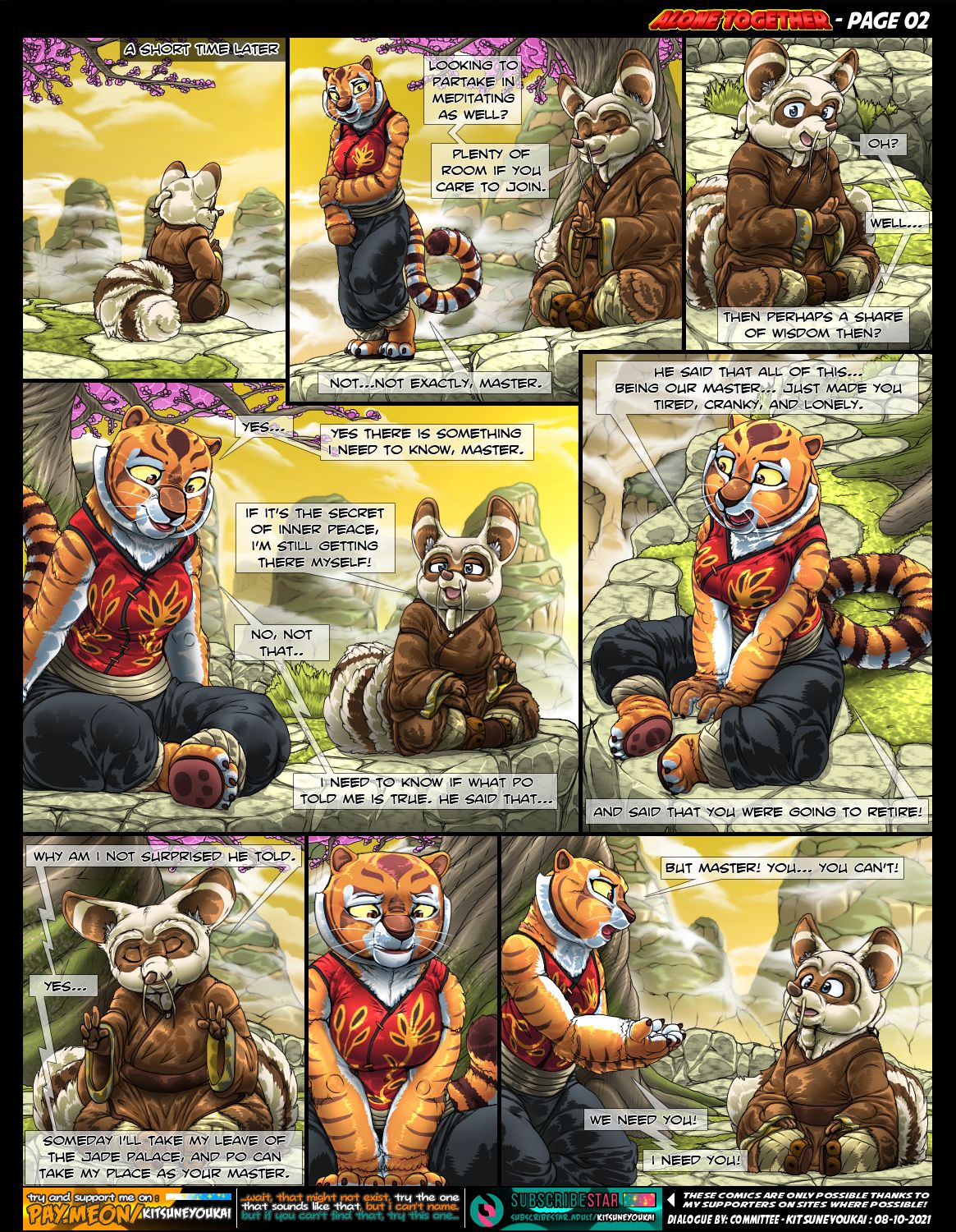 Kung Fu Panda Porn Comics - Alone Together- kung fu panda by Kitsune Youkai - FreeAdultComix