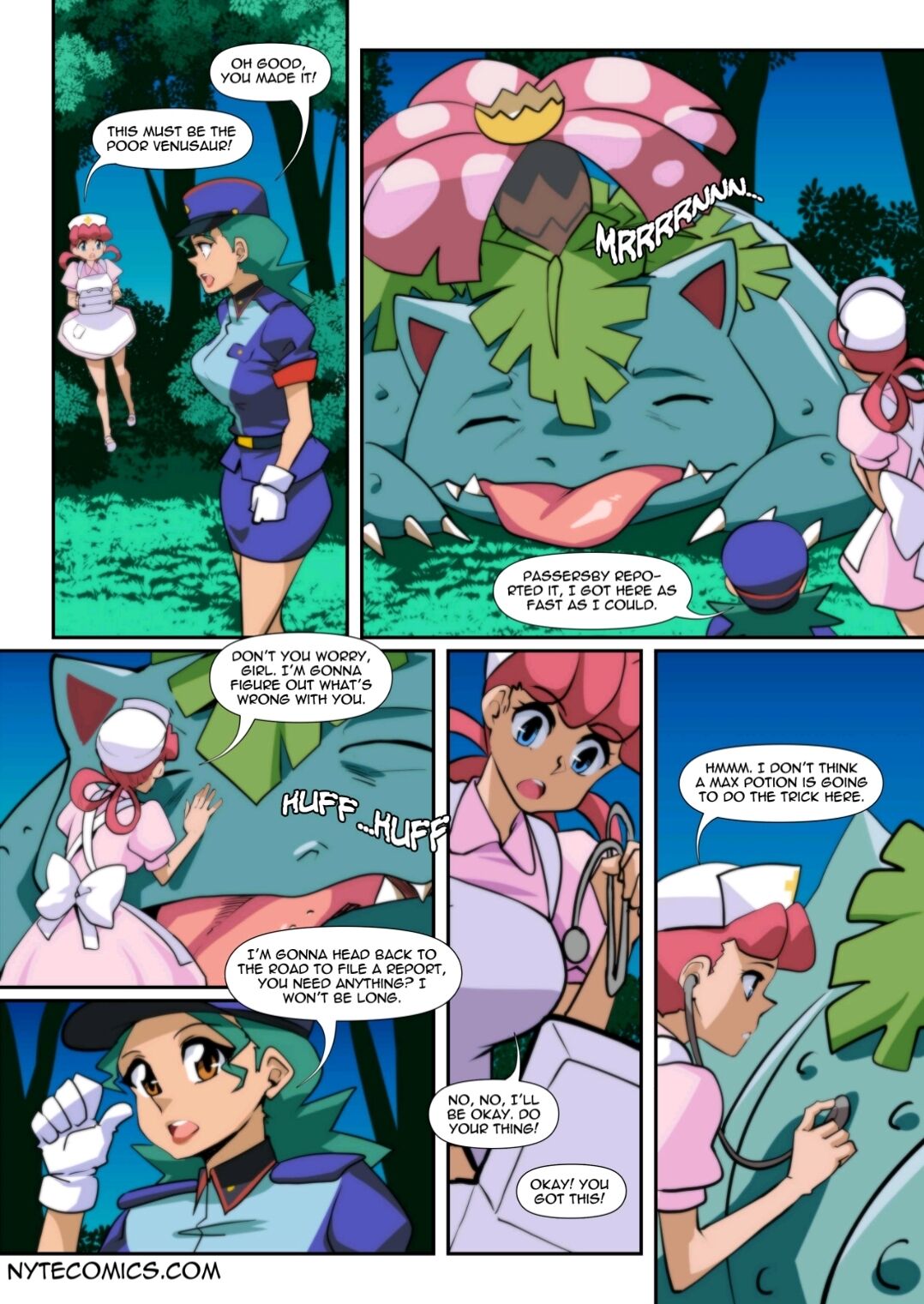 Pokemon Nurse Joy Lesbian Hentai - Pokemon: Nurse Joy's Last Patient by NYTE - FreeAdultComix