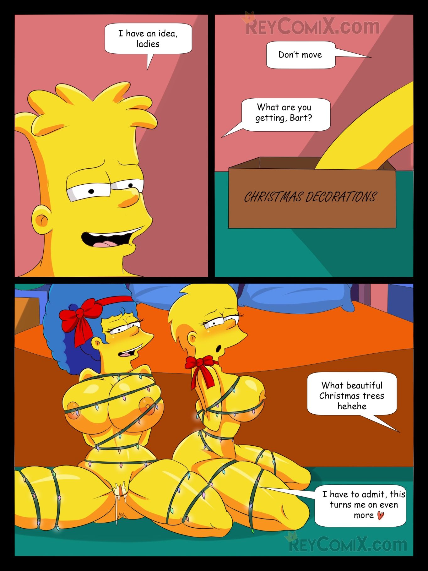 The Simpsons – Family Christmas by ReyComiX – PokuArts 