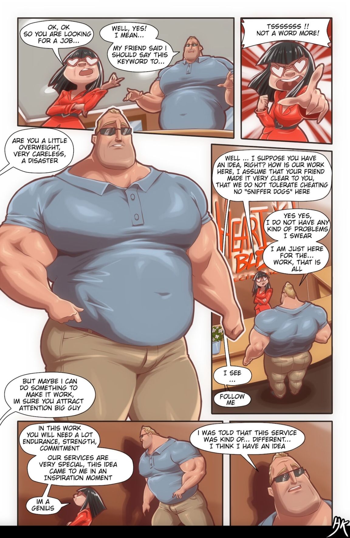 The Incredibles Porn Comic Strips - Helping Hand Full Comic ENG by ZombieHK - FreeAdultComix