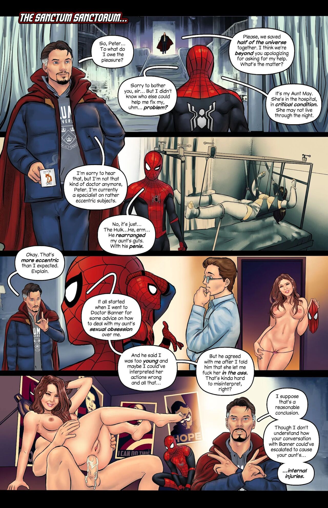 Aunt Cumming 3 – Spider-Man by Tracy Scops