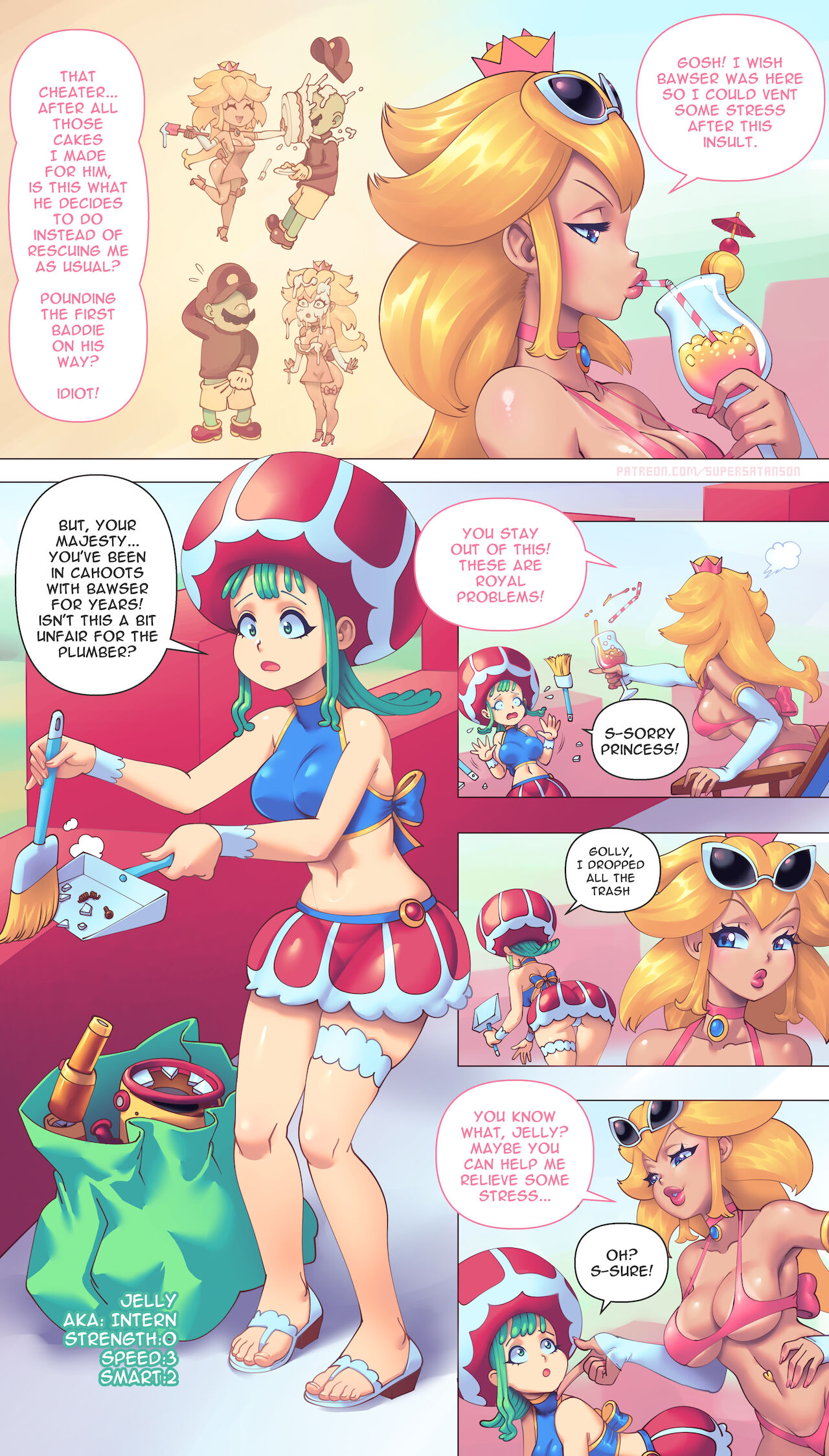 Plumbers + Princesses (Super Mario Bros.) SuperSatanSon 