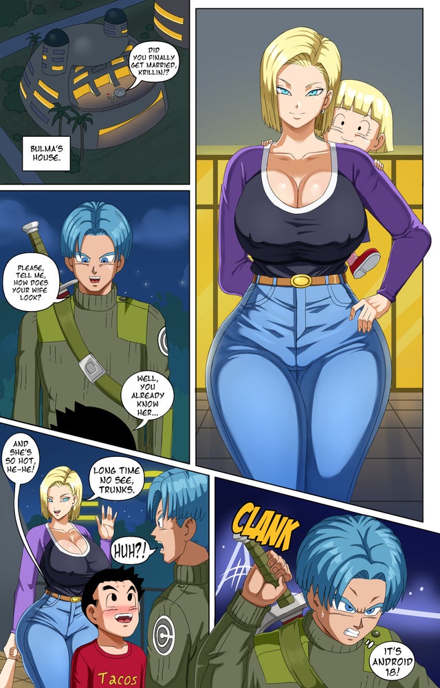 Android 18 and Trunks (Dragon Ball Super) PinkPawg
