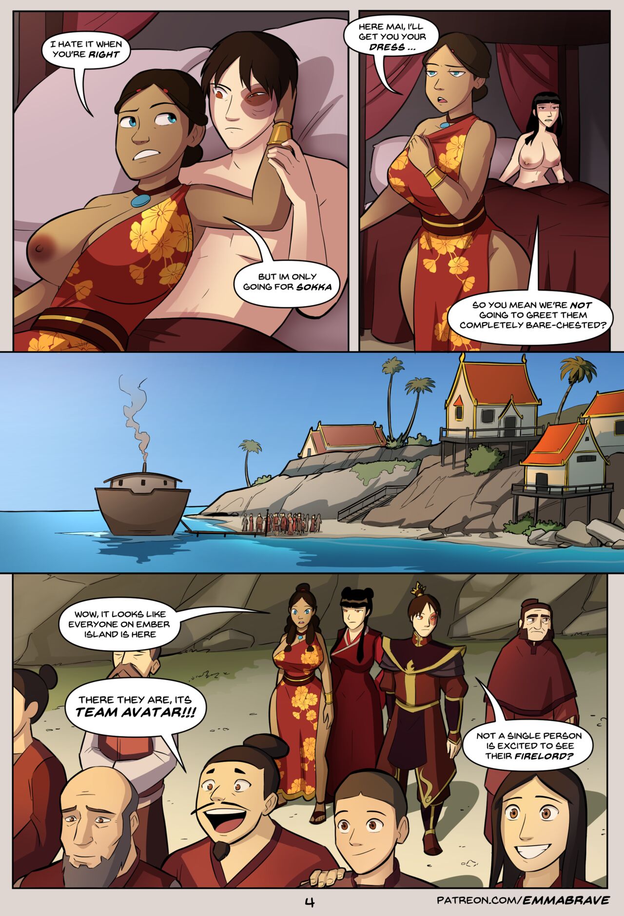 Avatar Porn Comic Strips - After Avatar #4 by EmmaBrave - FreeAdultComix