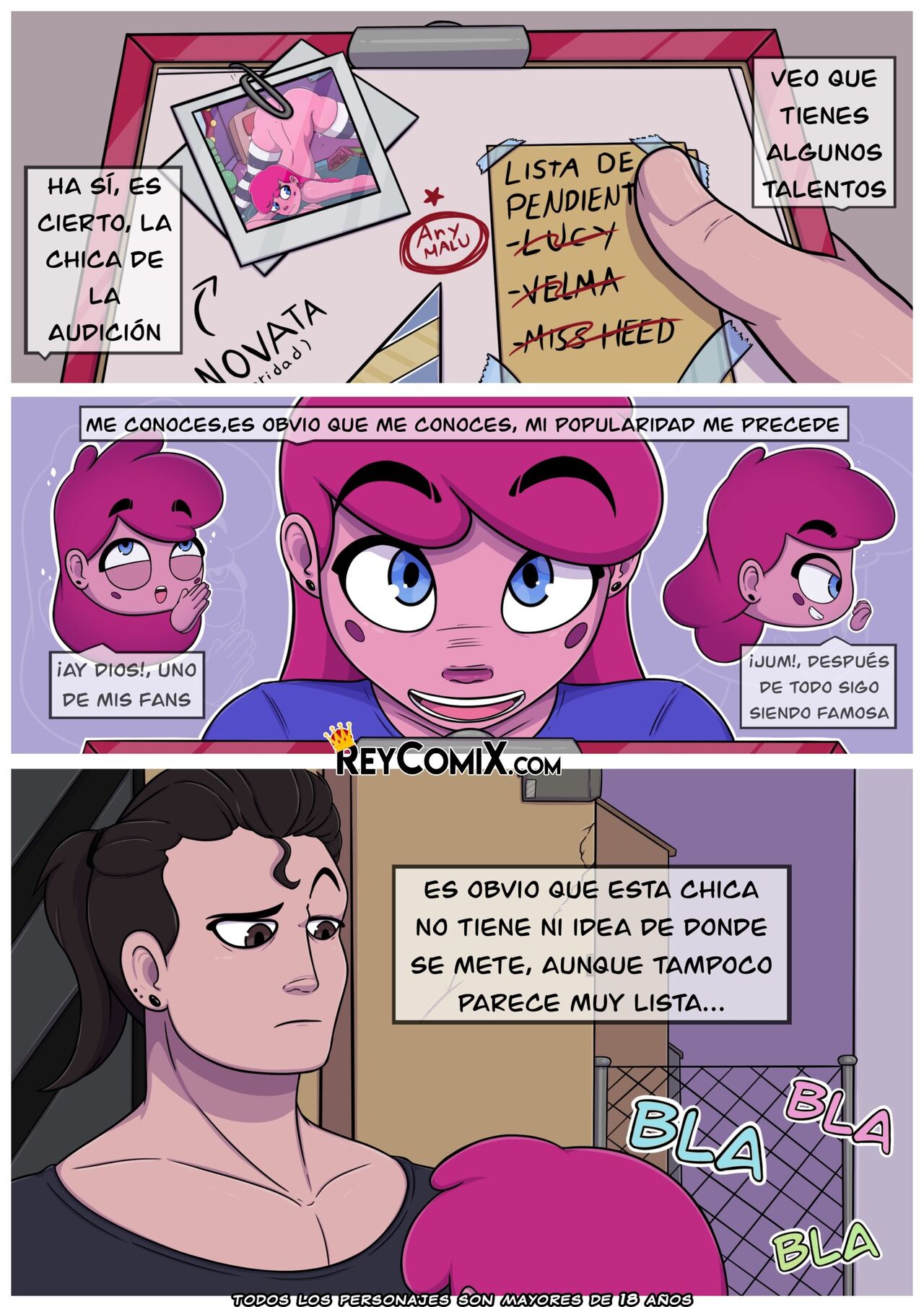 Any Malu – The Pink Bitches xxx – Primer Acto [ReyComiX]
