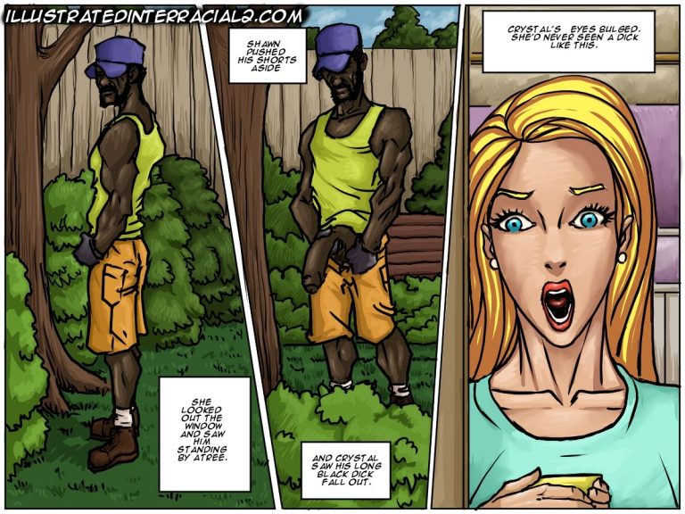 Interracial Comic Porn - Illustratedinterracial - The Lawn Man - FreeAdultComix