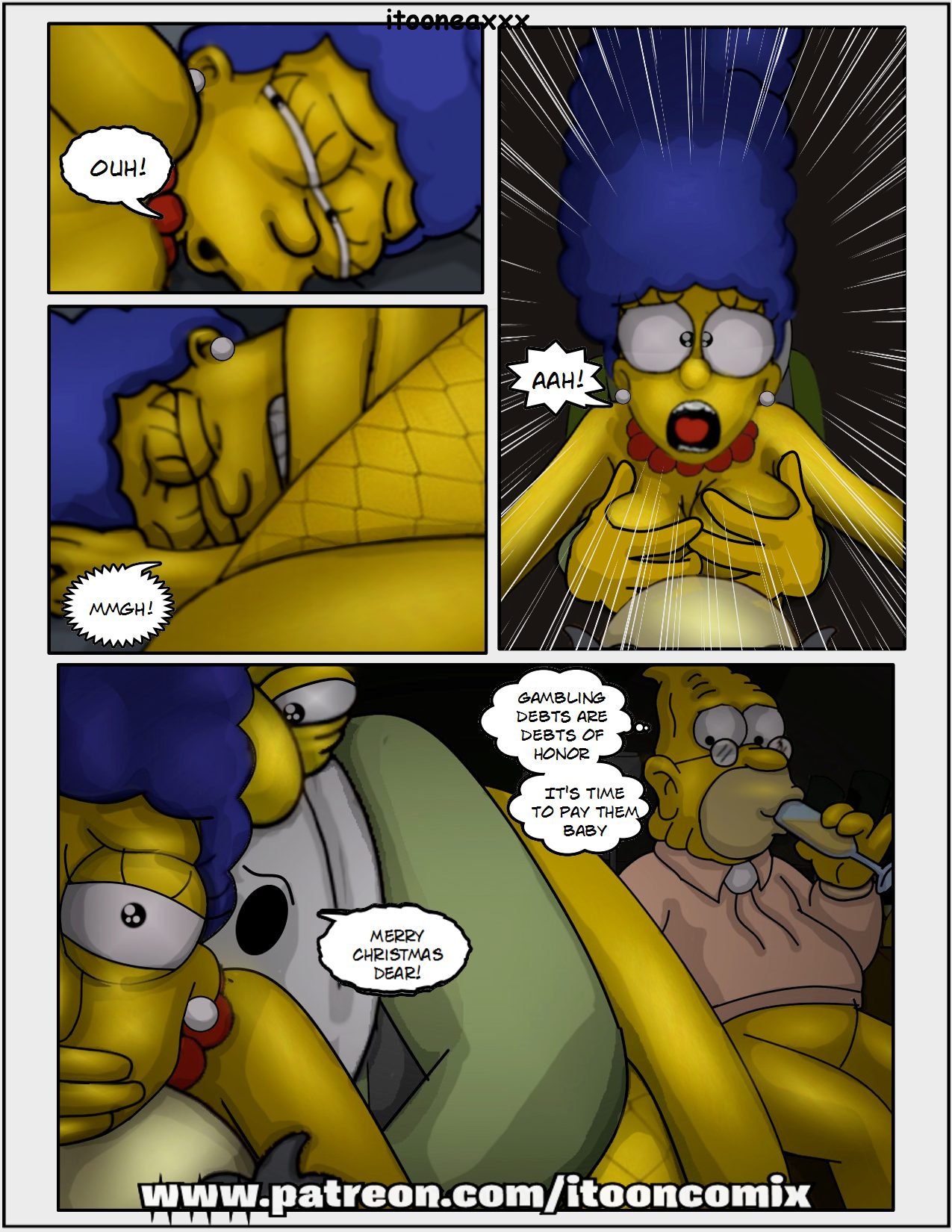 The Simpsons – Navidad 4 by Itooneaxxx 