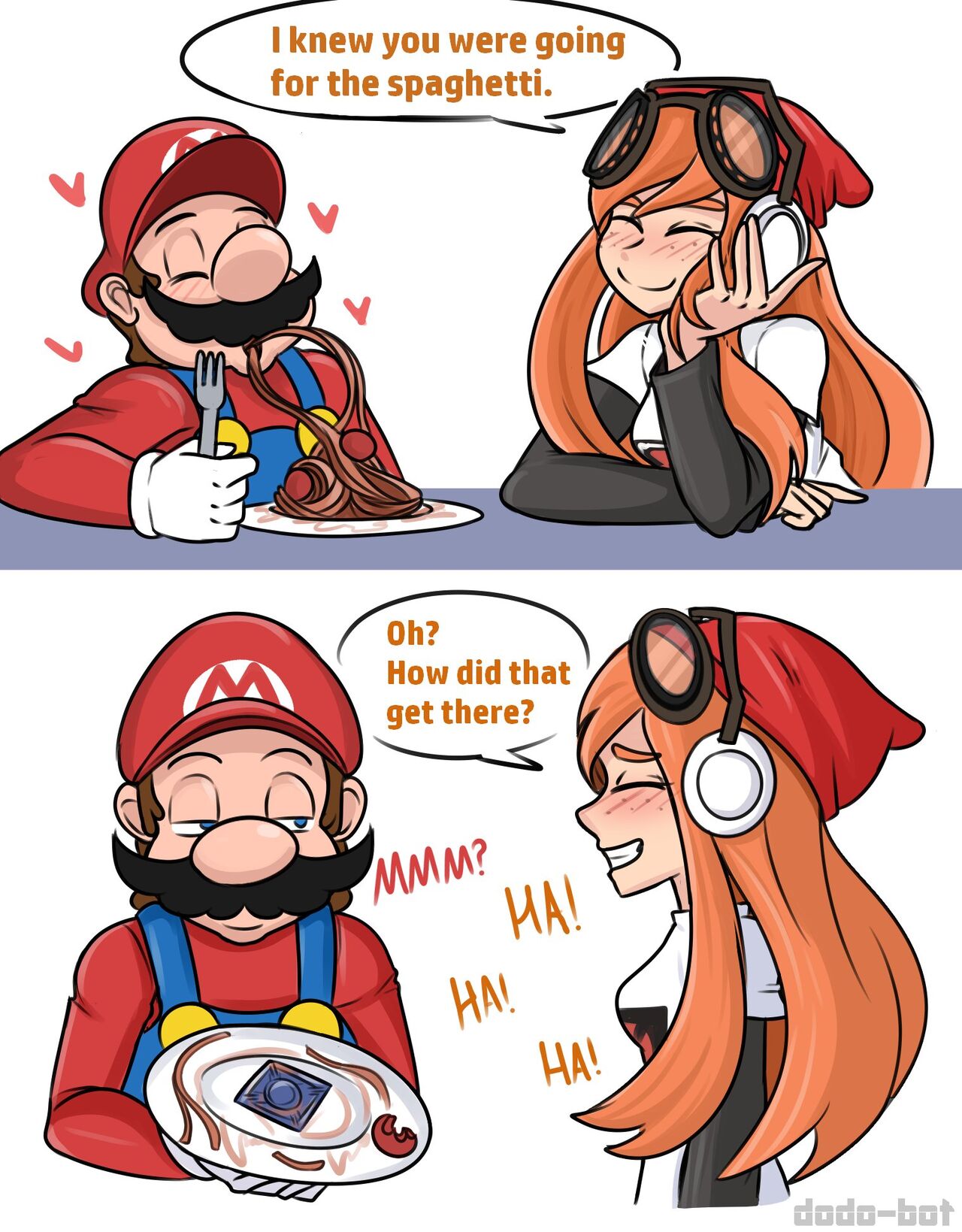 Meggy and Goof Mario by Dodo-Bot