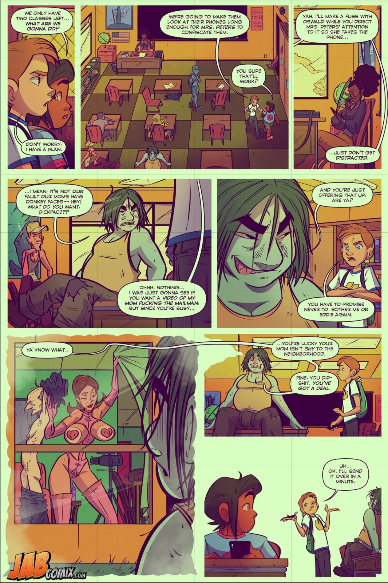 Keeping It Up with the Joneses 1-6 by JabComix