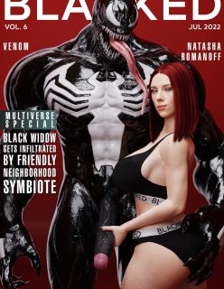 Blacked – Black Widow x Venom by Cyberbolt