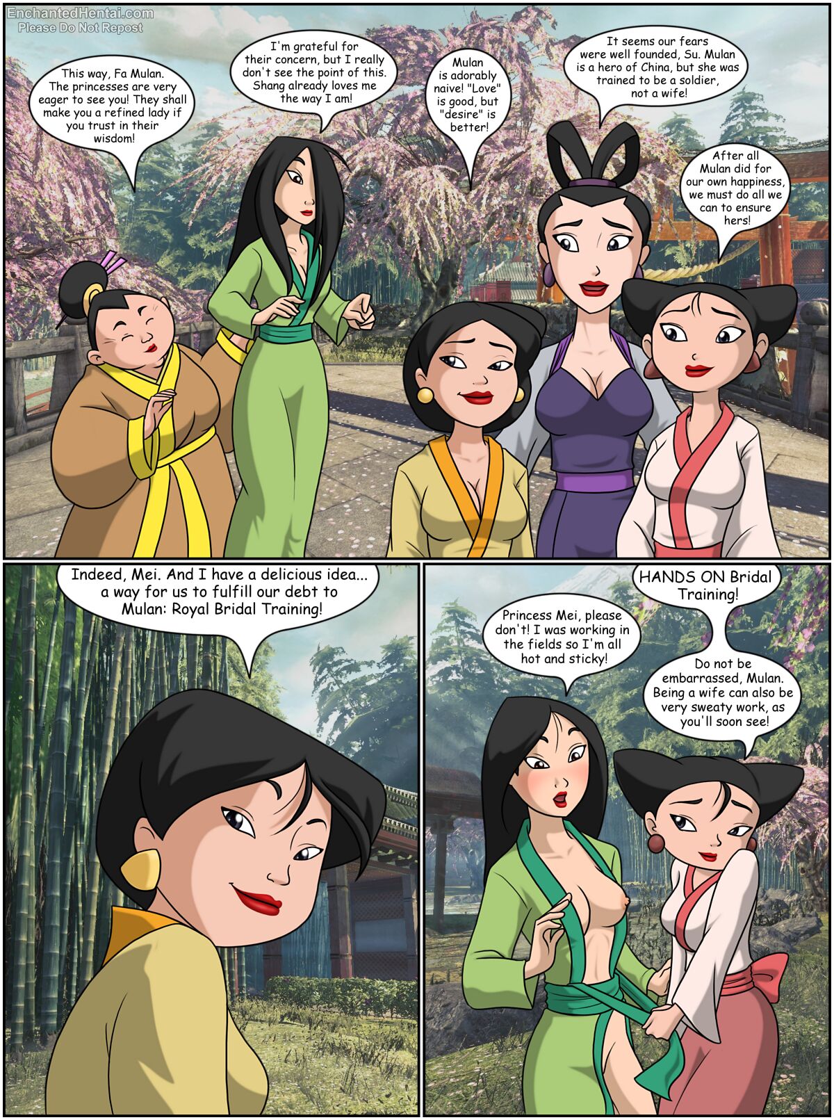 Mulan’s Bridal Training by EnchantedHentai