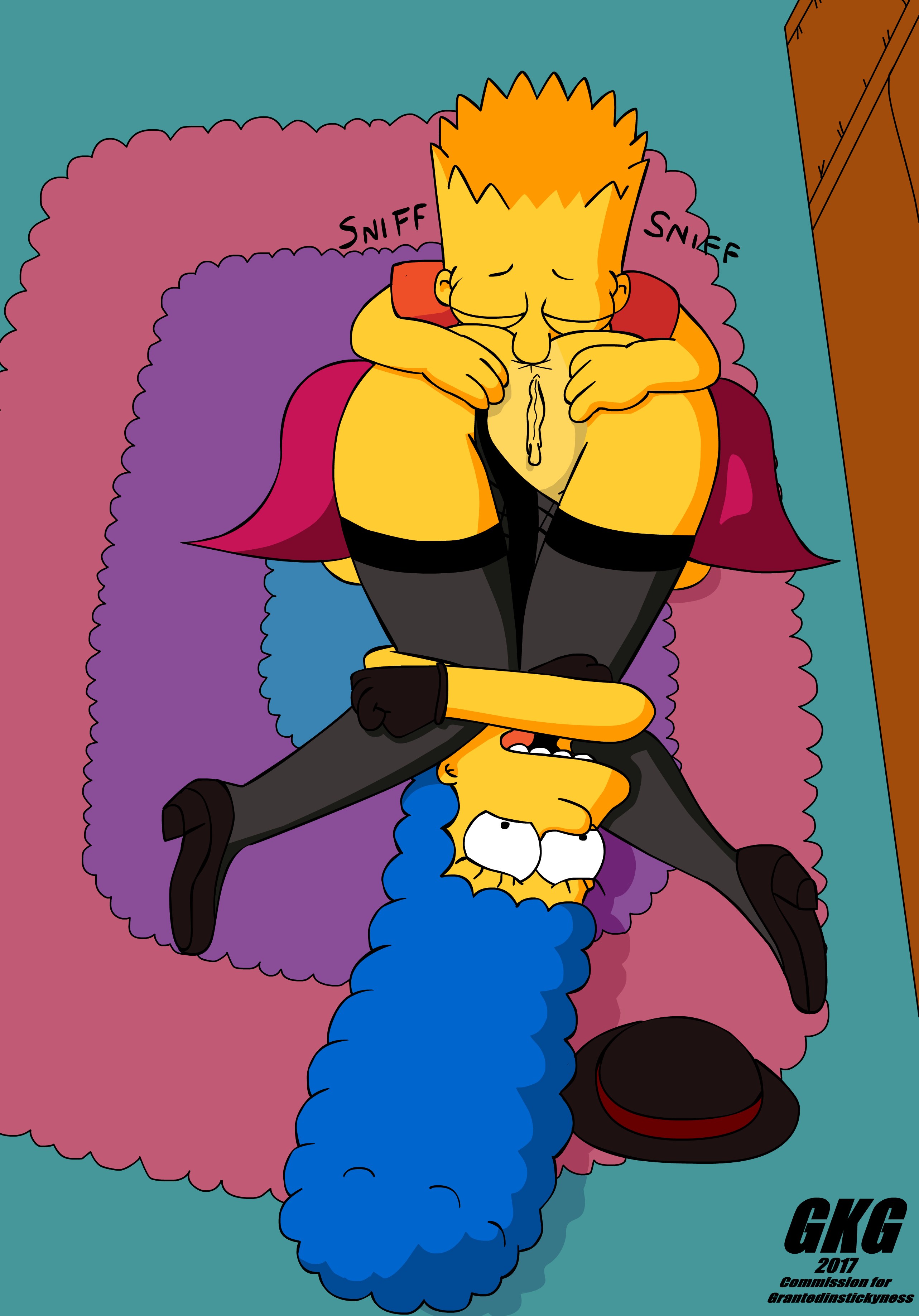 Marge Pussy Porn - Marge And Bart BY GKG - FreeAdultComix