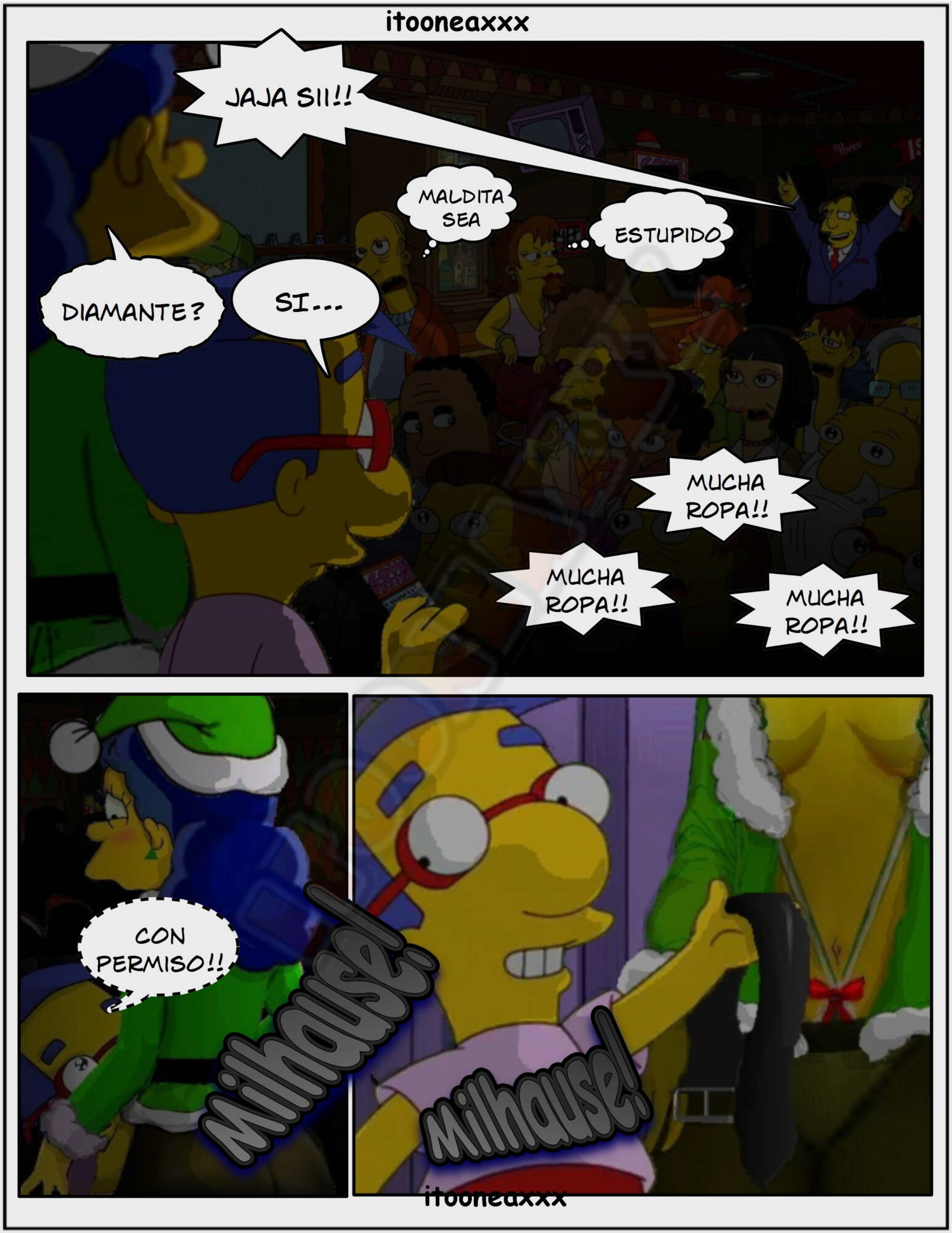 Simpsons Sexy Christmas 1-2 by Itooneaxxx