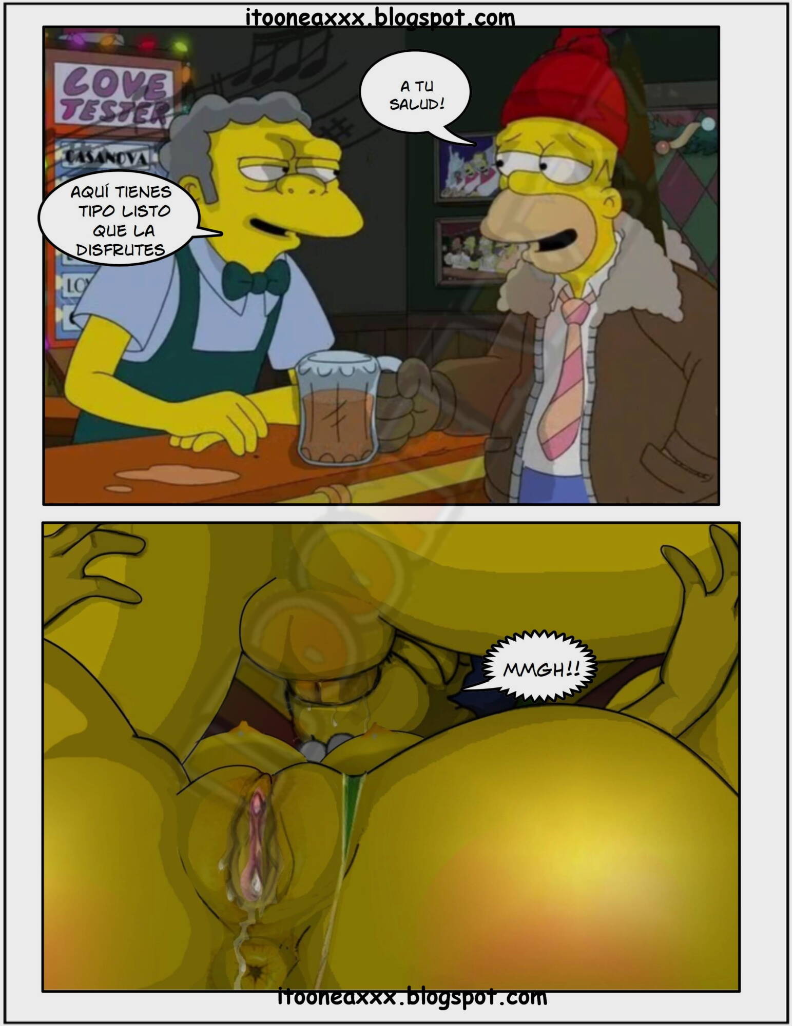 Simpsons Sexy Christmas 1-2 by Itooneaxxx