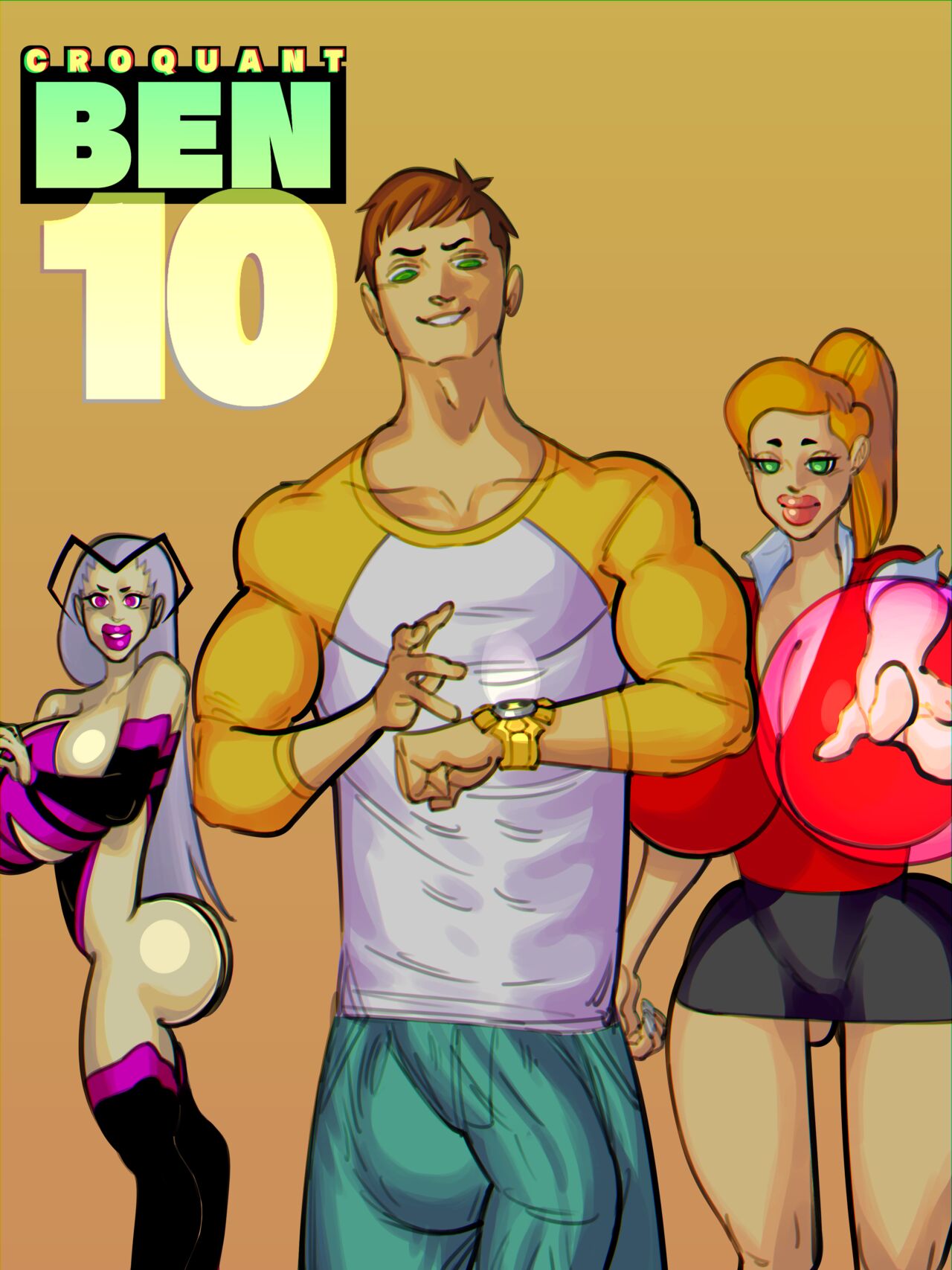 Shemale Cartoon Porn Ben 10 Four Arms - BEN Remake TEN By Croquant - FreeAdultComix