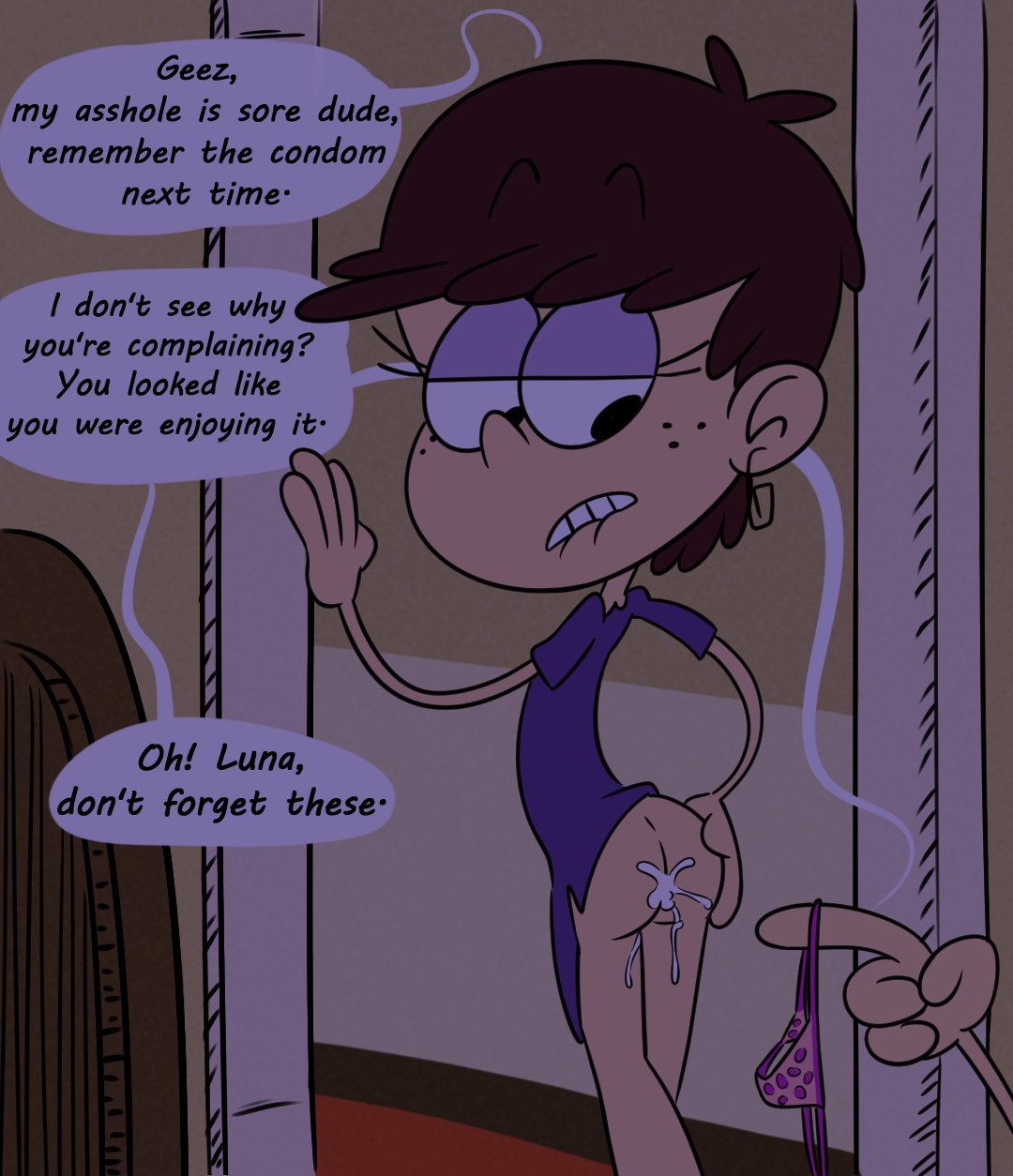 Luna Loud Porn Cartoon - The Loud House: Late night visits by Pokachu - FreeAdultComix