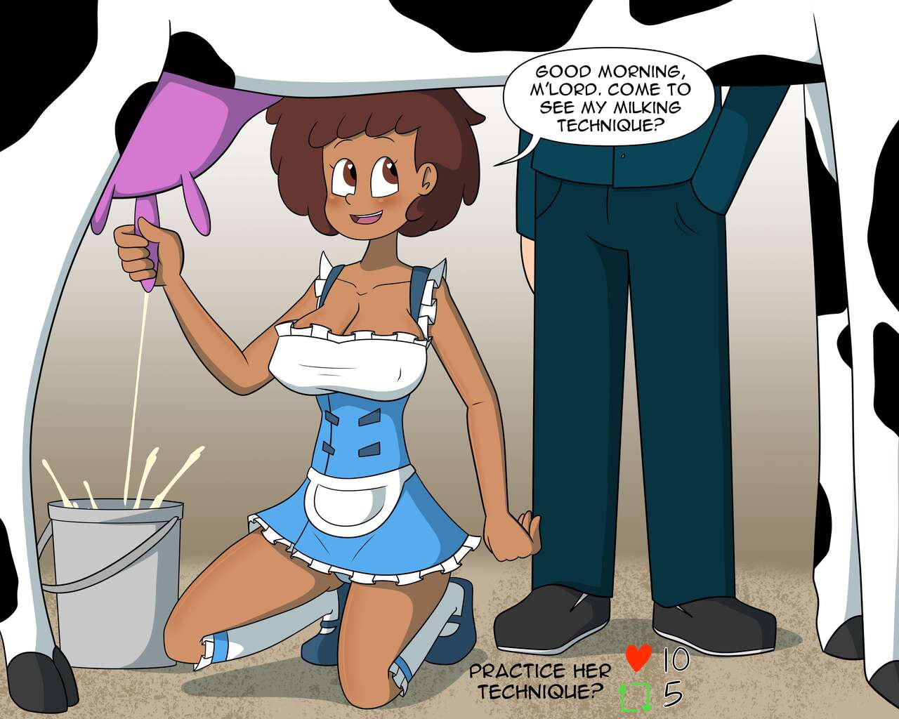 Anne the Milk Maid game (Amphibia) Reigning