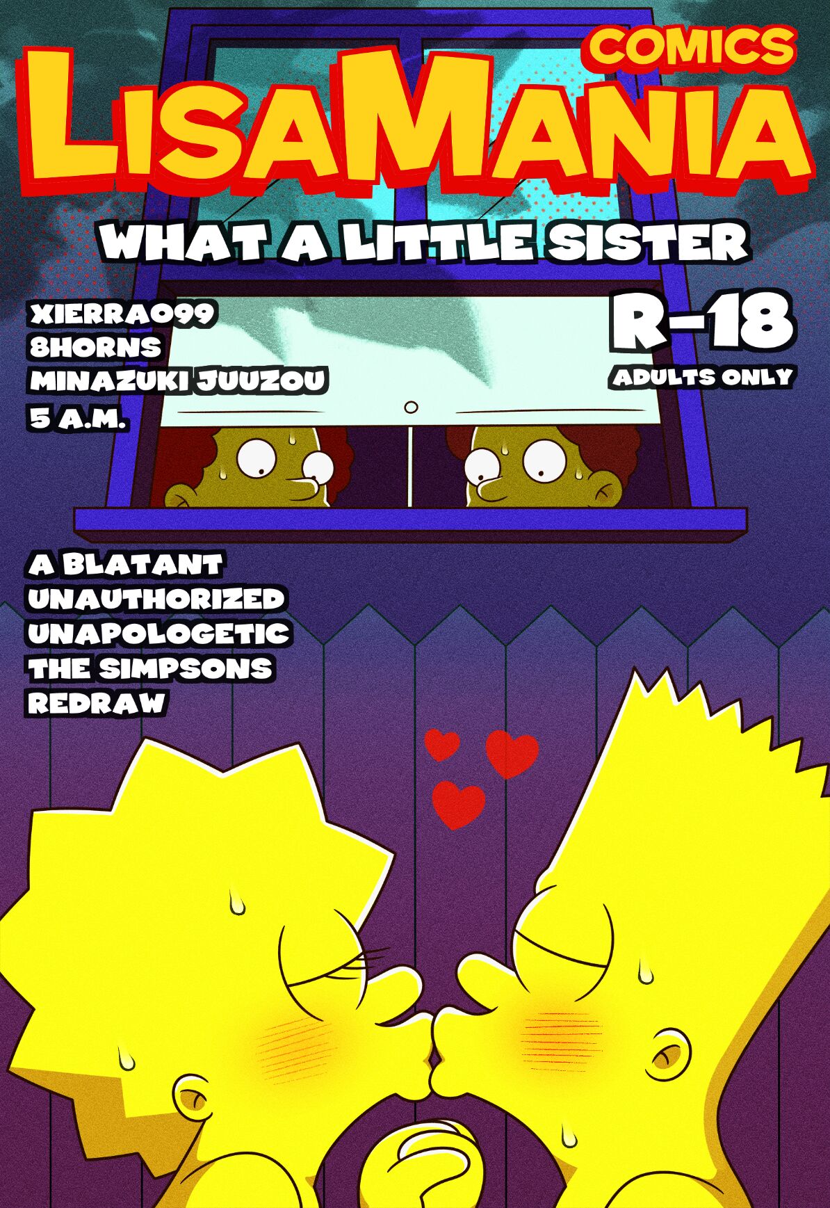 What a little sister. LisaMania 2023 (The Simpsons) - FreeAdultComix