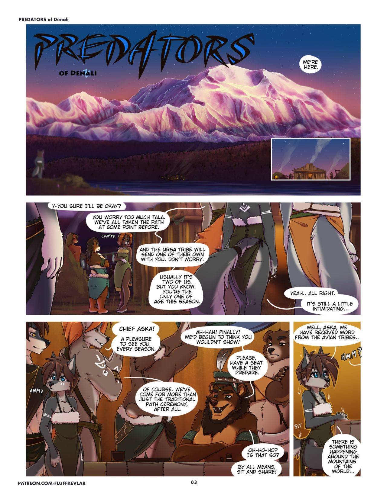 Predators of Denali [Fluff-Kevlar] - FreeComix