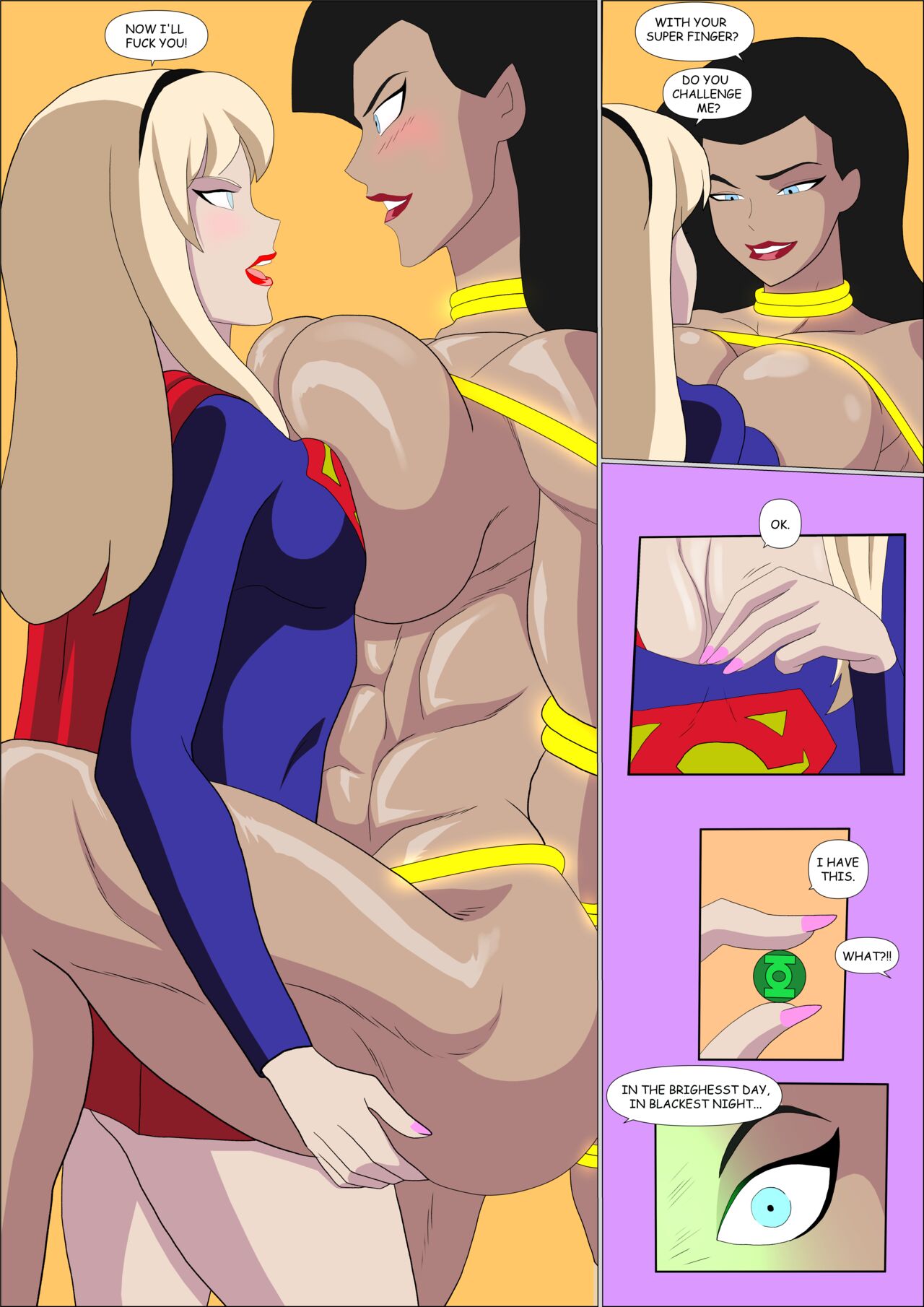Supergirl In Heat - Justice League by Gansoman - FreeAdultComix