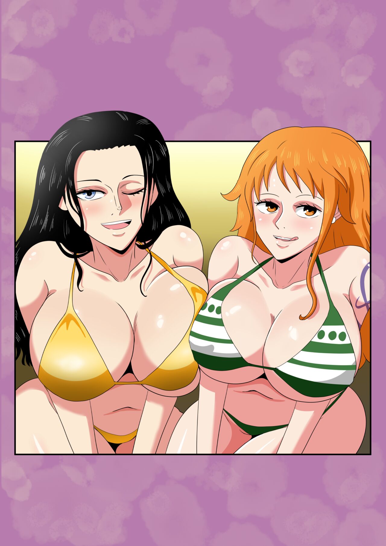 Phil96art] Nami and Robin Comic (One Piece) - FreeComix