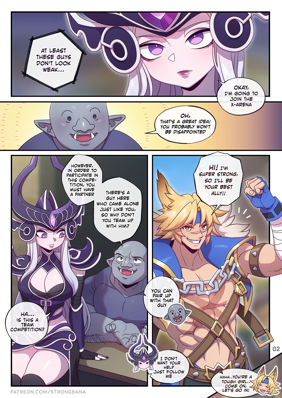 Strong Bana - X-ARENA [League of Legends] [English] - FreeComix