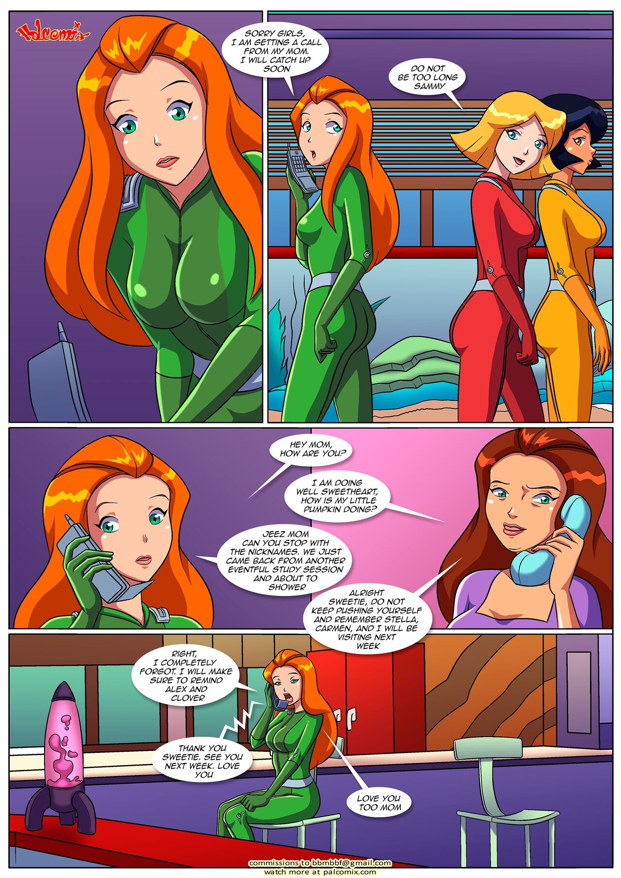 Deep Cover Evaluation- Totally Spies Hentai Comic Stories