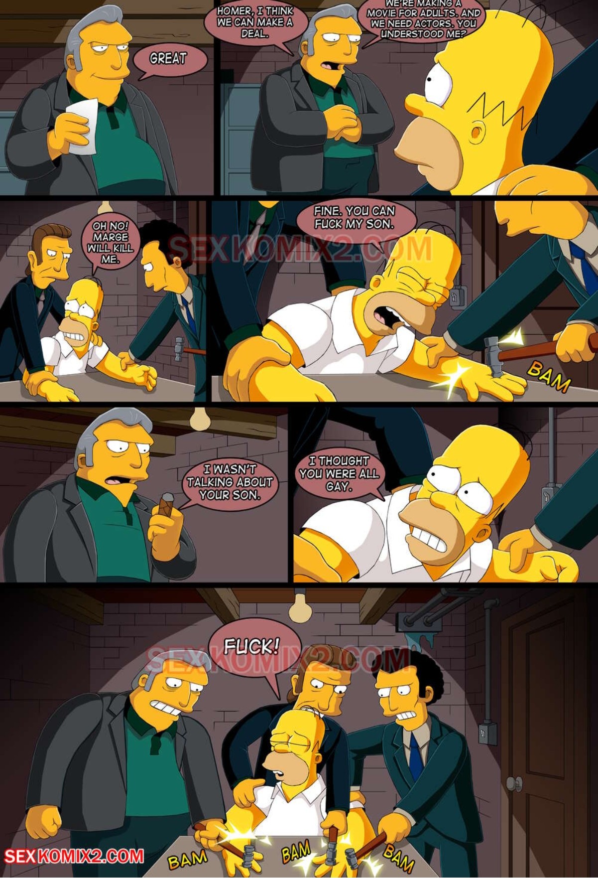 Simpsons. To the planet Orgasmo - FreeComix
