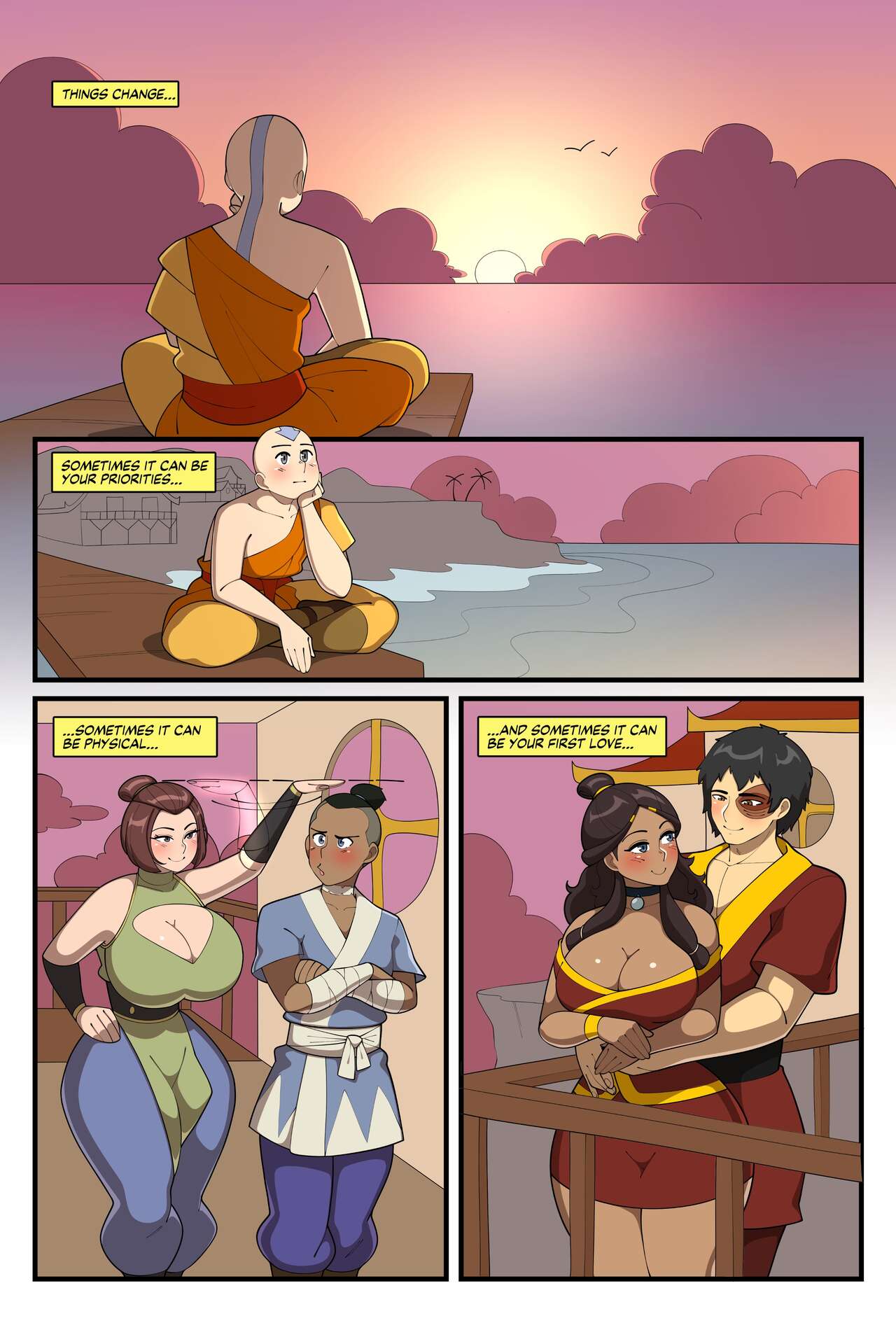 Airbender Lesbian Hentai - TheCoolIdeaGuy] Growing Pains (Avatar: the Last Airbender) - FreeAdultComix