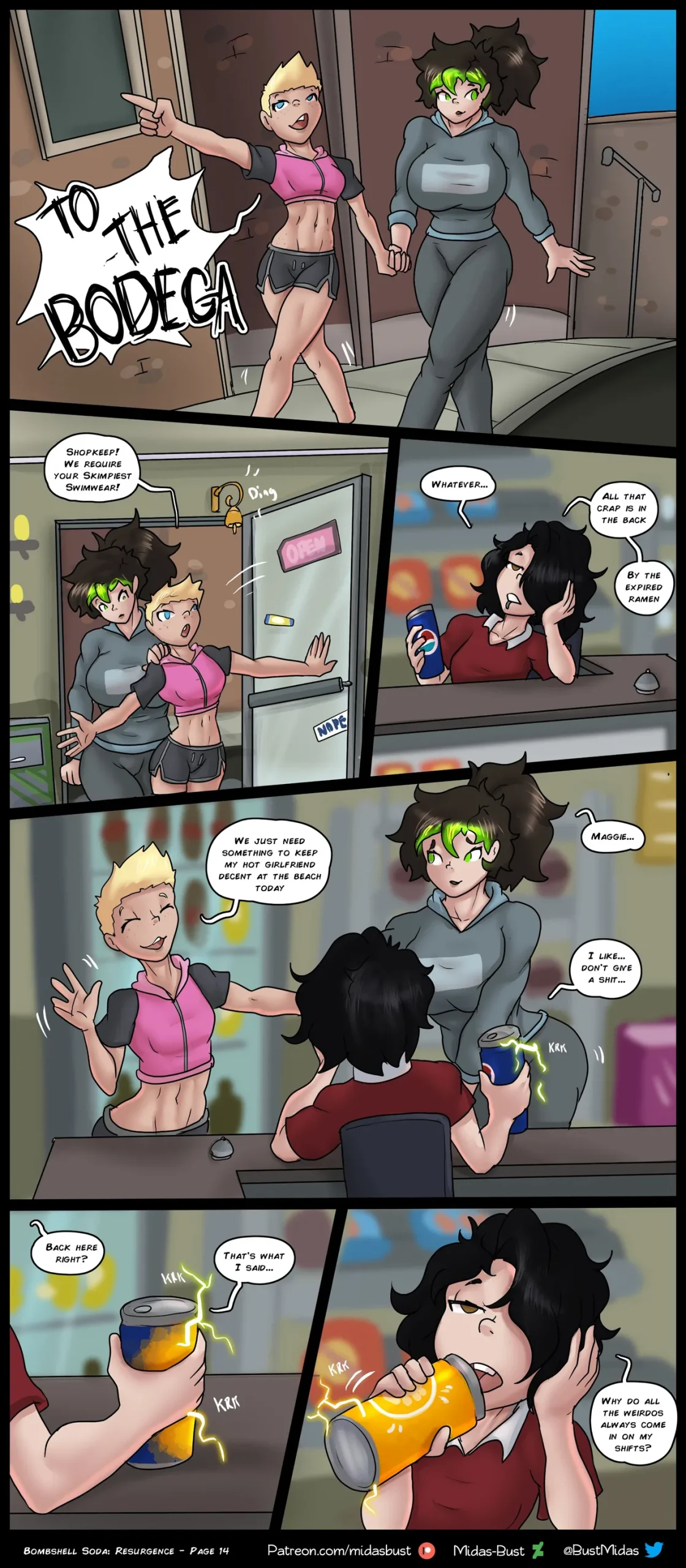 Bombshell Soda: Resurgence - FreeAdultComix