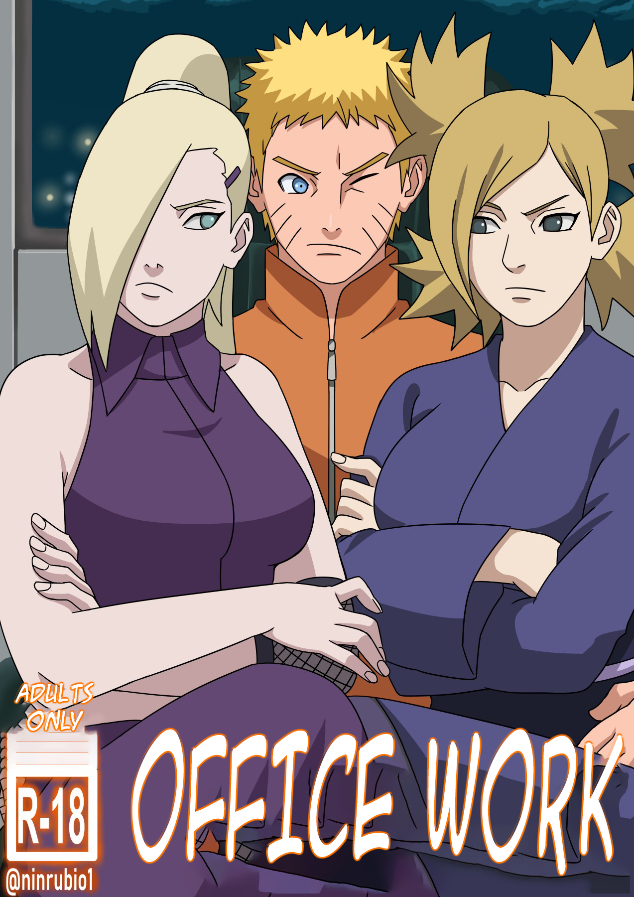 NinRubio - Office Work (Naruto) [English] - FreeAdultComix