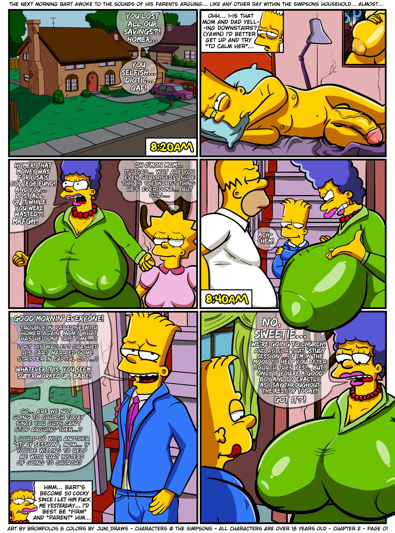 The Sexensteins 2 A Romantic Adventure with The Simpsons 