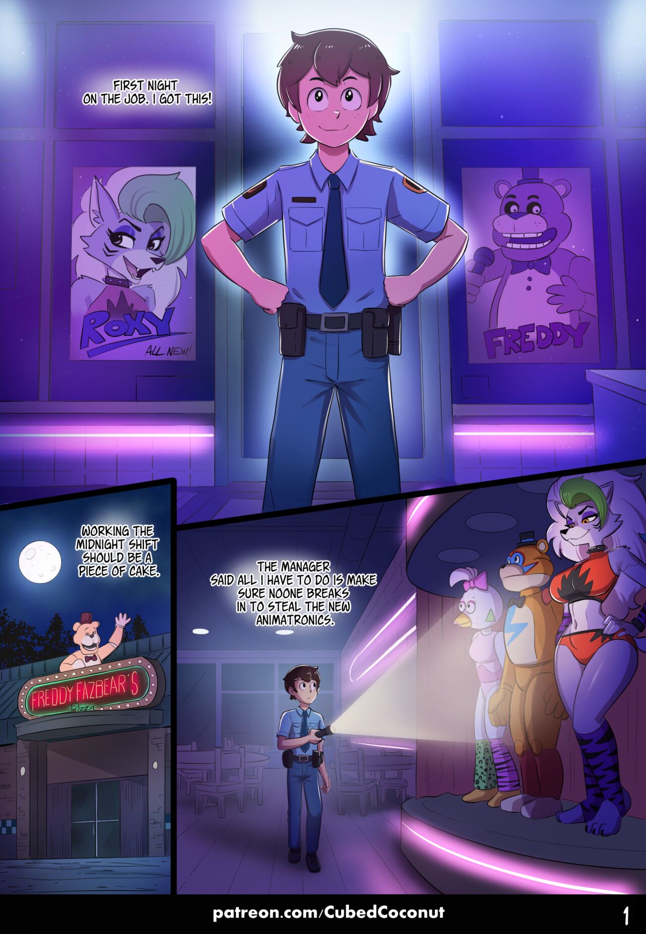 Unveiling the Mystery: Roxy After Dark in Cubed Coconut (Five Nights at  Freddys)
