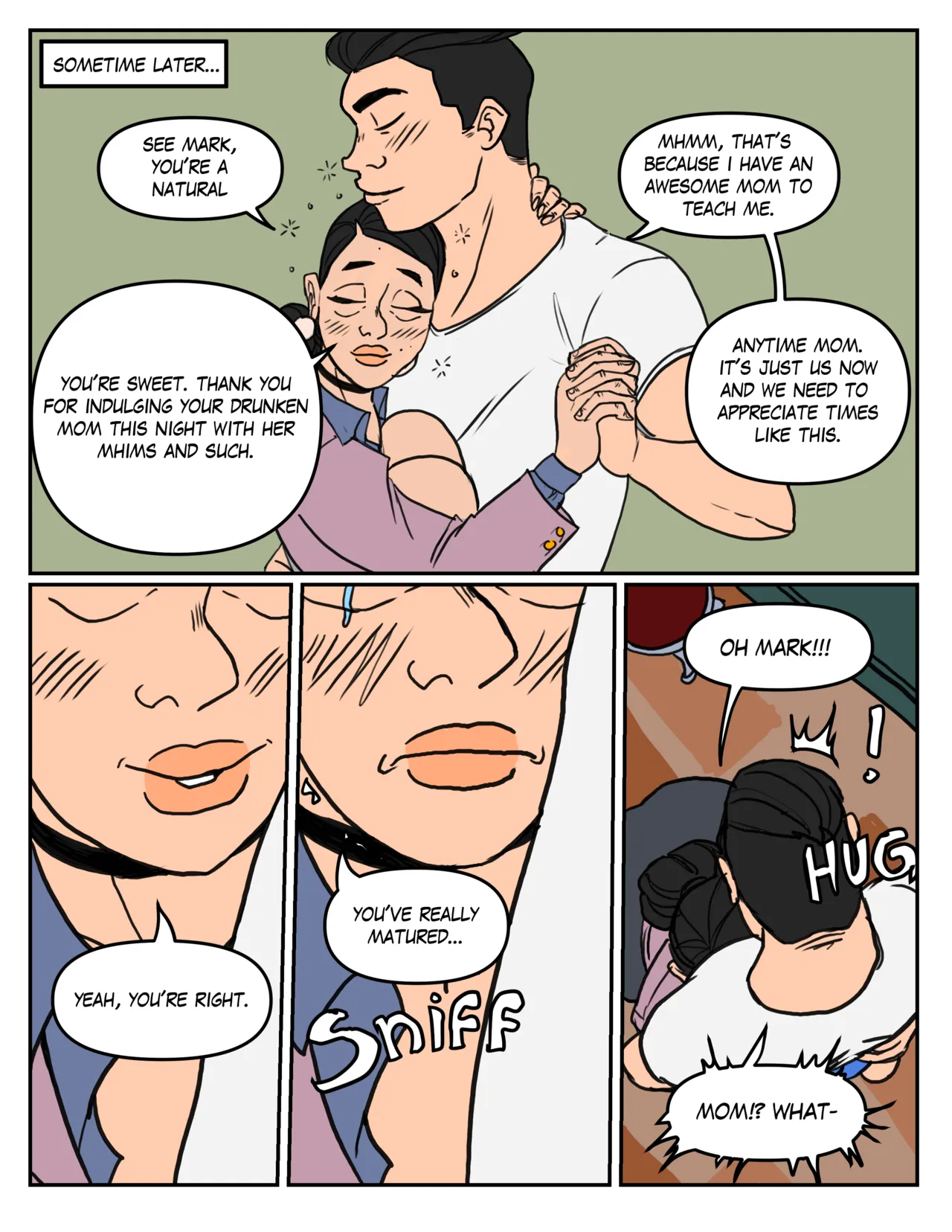 Debbie Grayson resting after sex