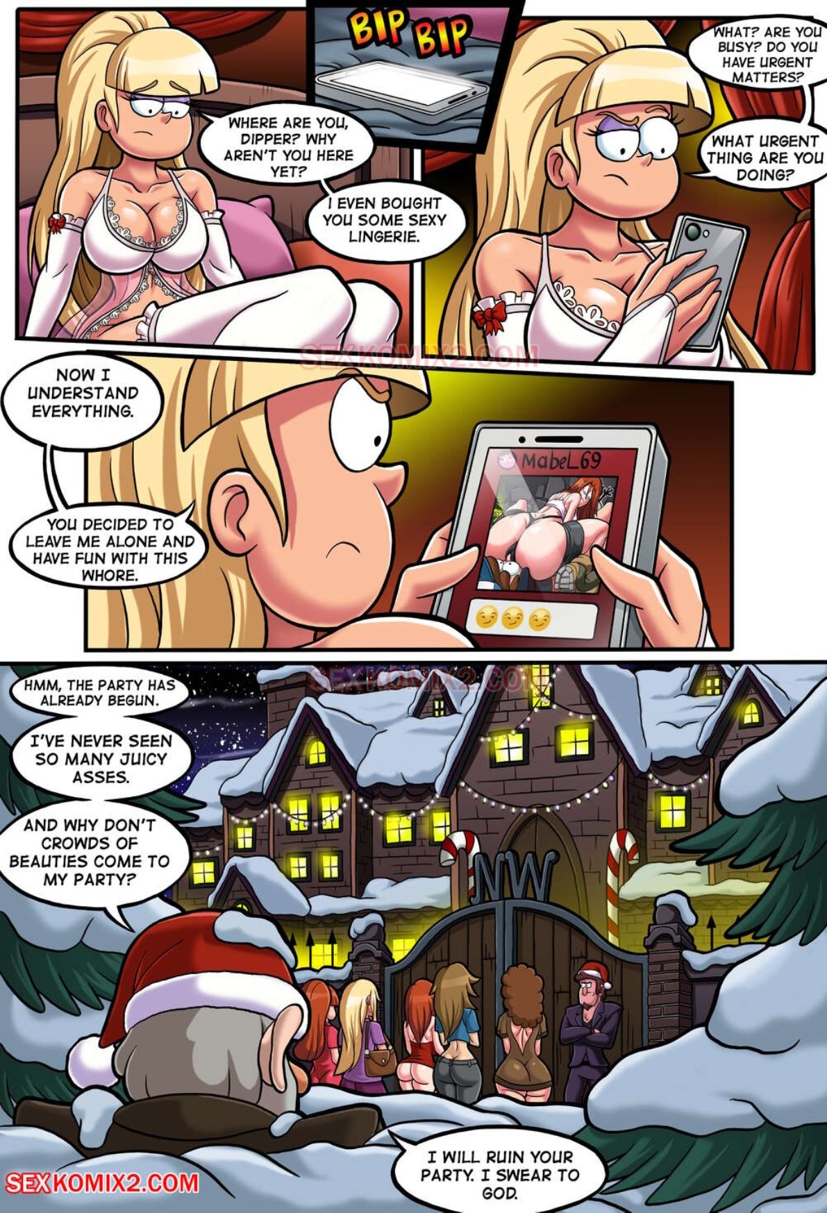 Dipper indulging in his deepest fantasies