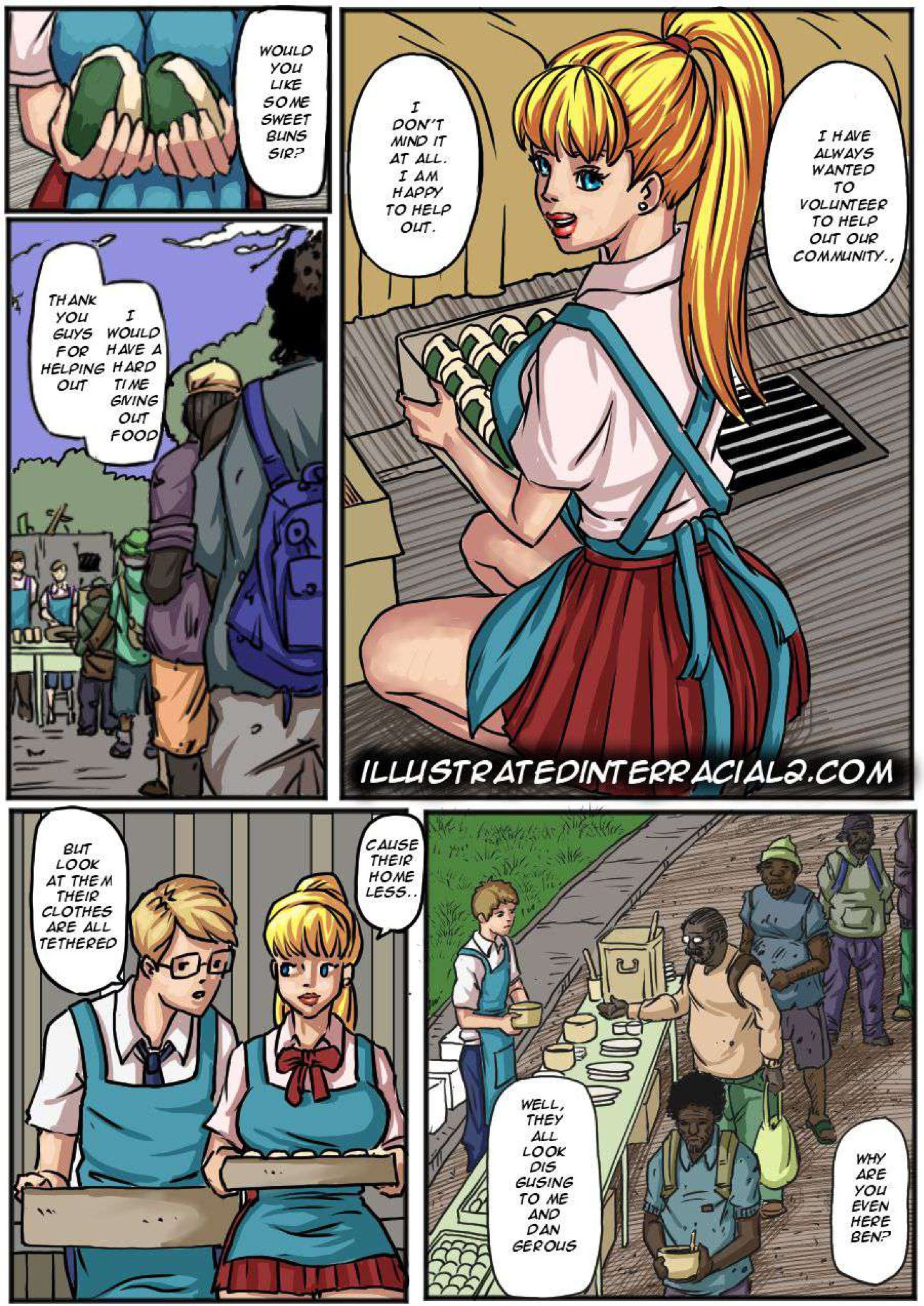 Mura: Illustratedinterracial FreeComix Adventure