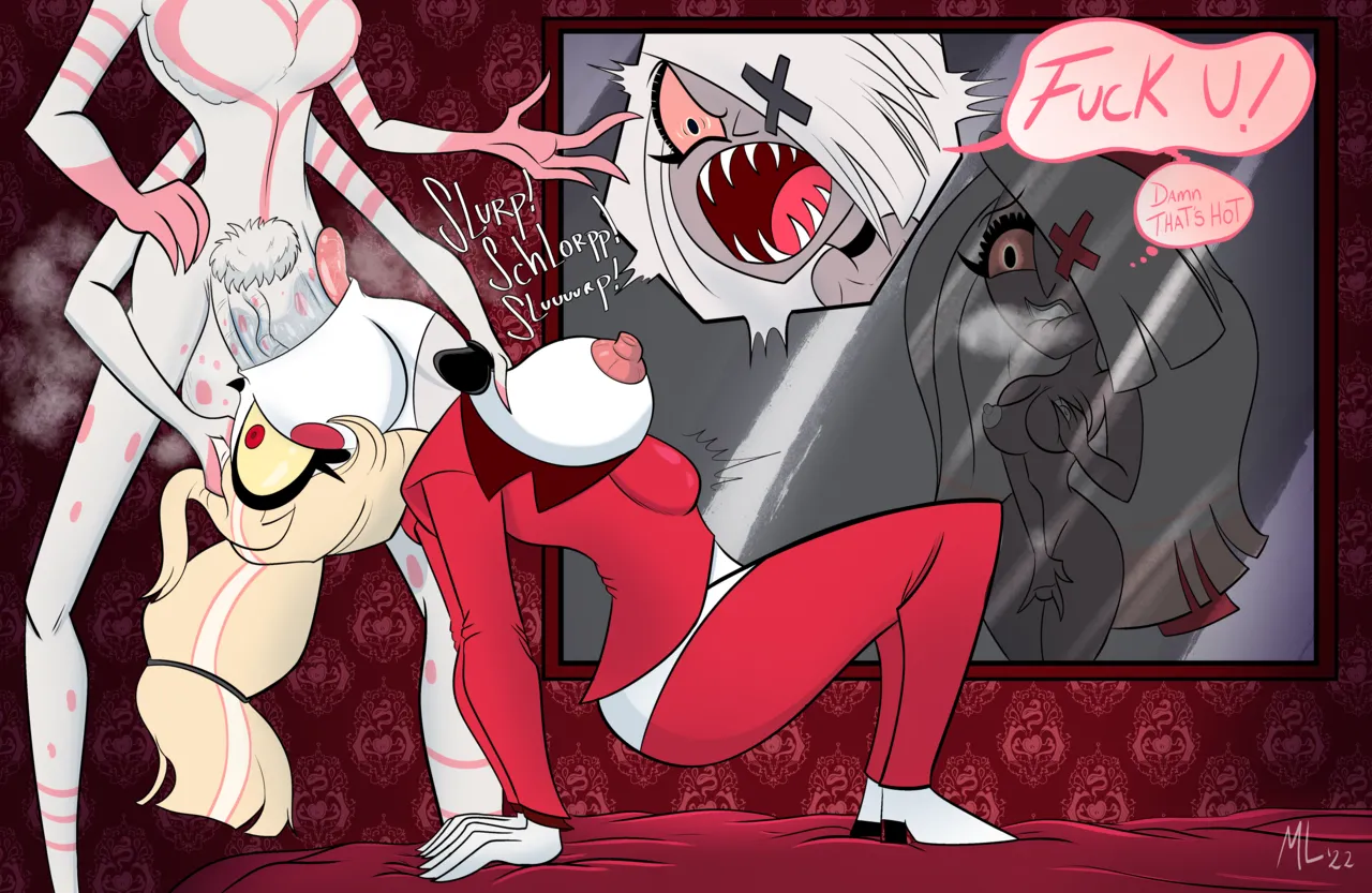 The Fiery Love Story of Charlie x Angel Dust in Hazbin Hotel