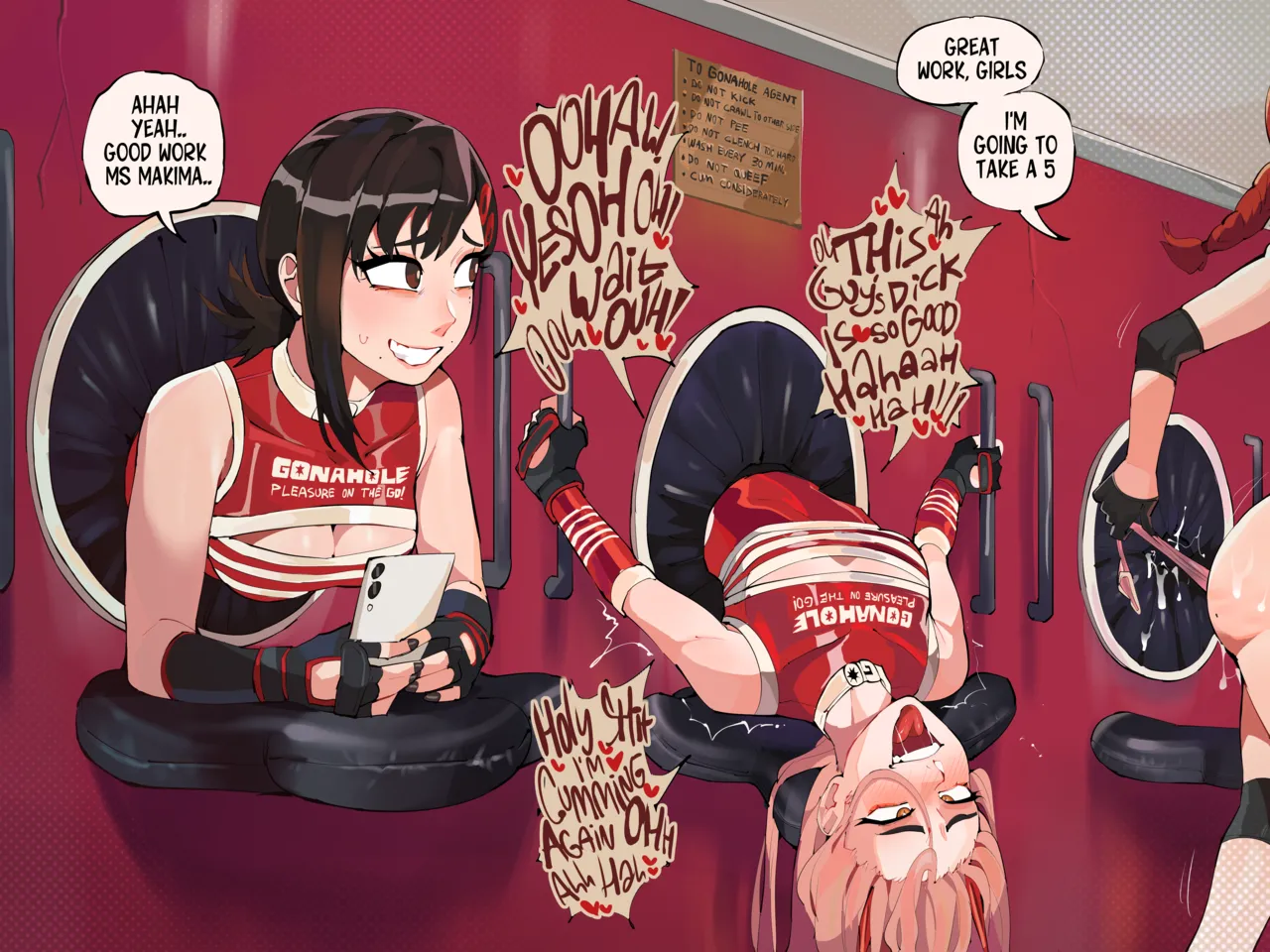 A woman's expression of ultimate bliss