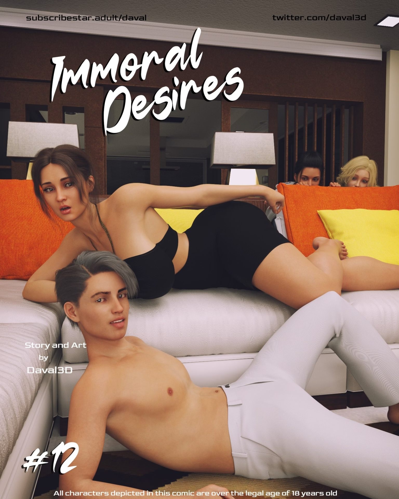 Immoral Desires 12: Daval3D